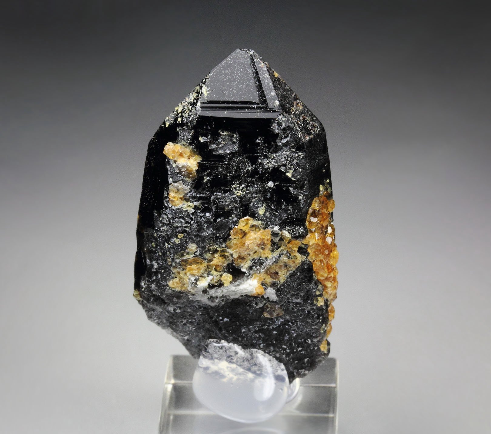 gem GARNET var. SPESSARTINE, QUARTZ var. SMOKY