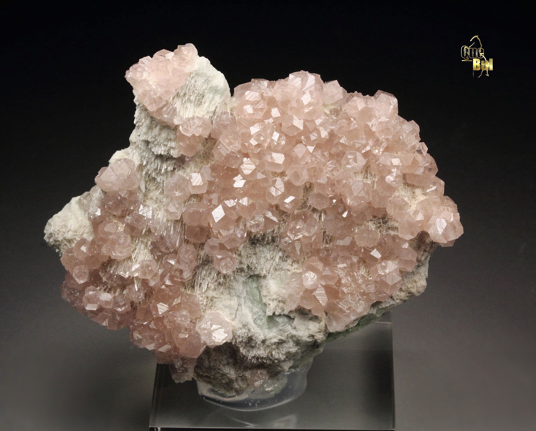 gem pink GARNET var. GROSSULAR, DIOPSIDE