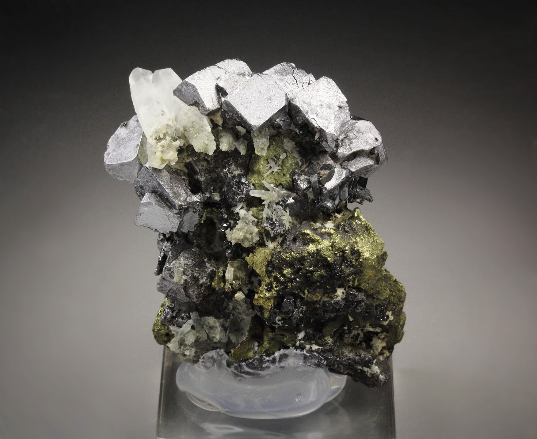 GALENA, CHALCOPYRITE, SPHALERITE, PYRITE, QUARTZ