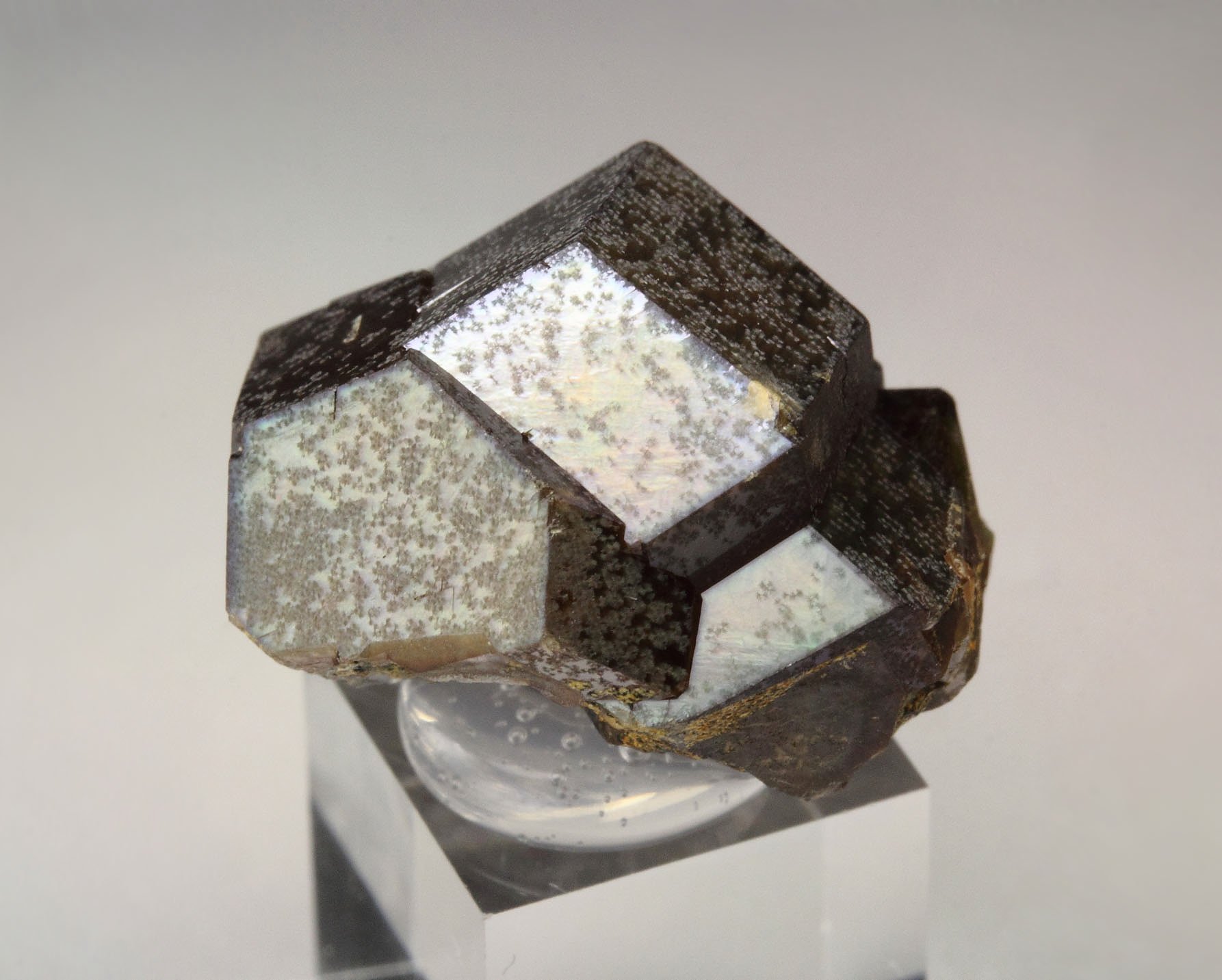 iridescent rainbow GARNET var. ANDRADITE