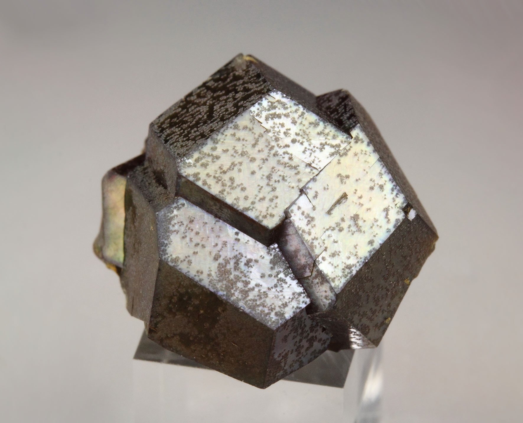 iridescent rainbow GARNET var. ANDRADITE