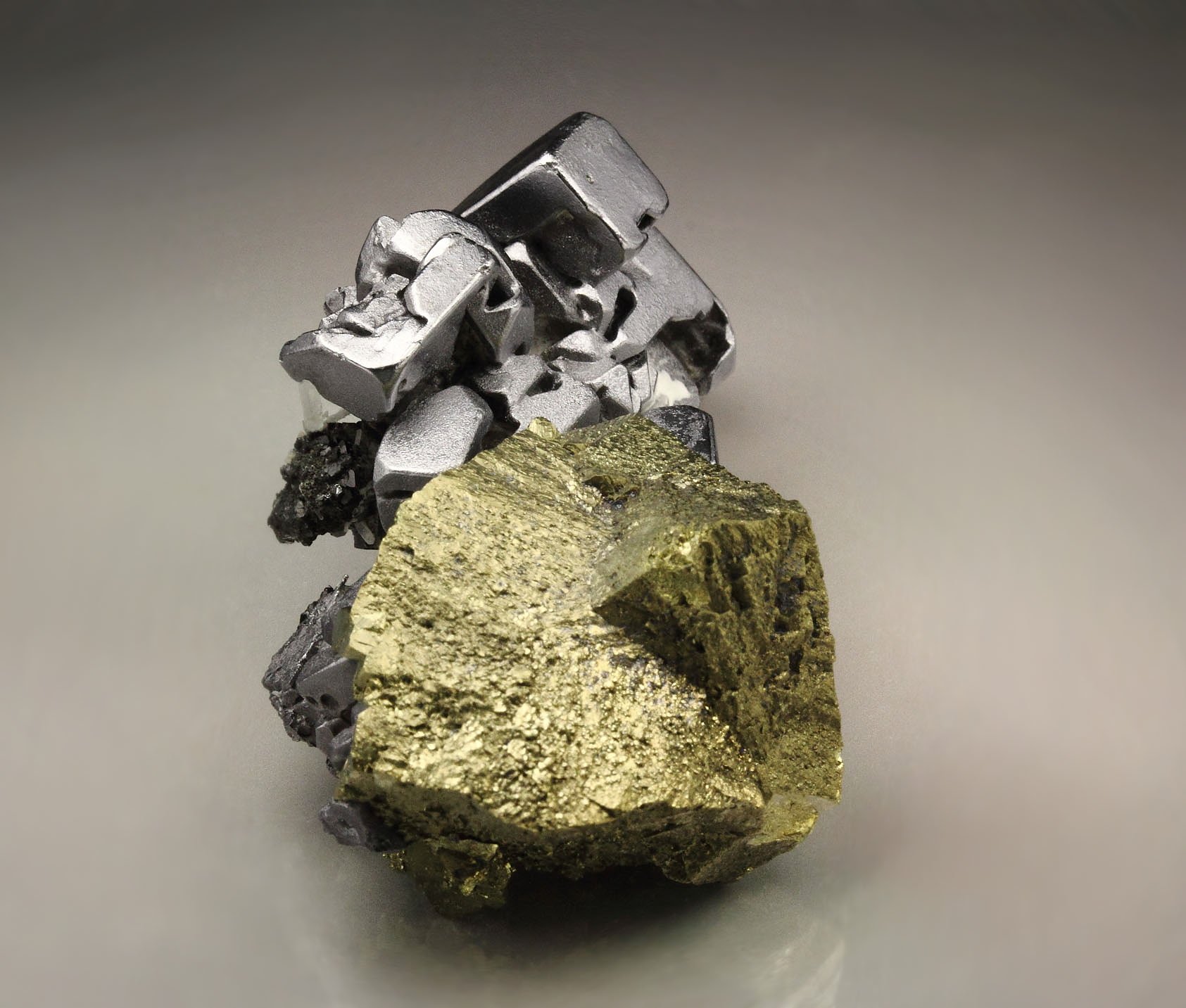 CHALCOPYRITE, GALENA