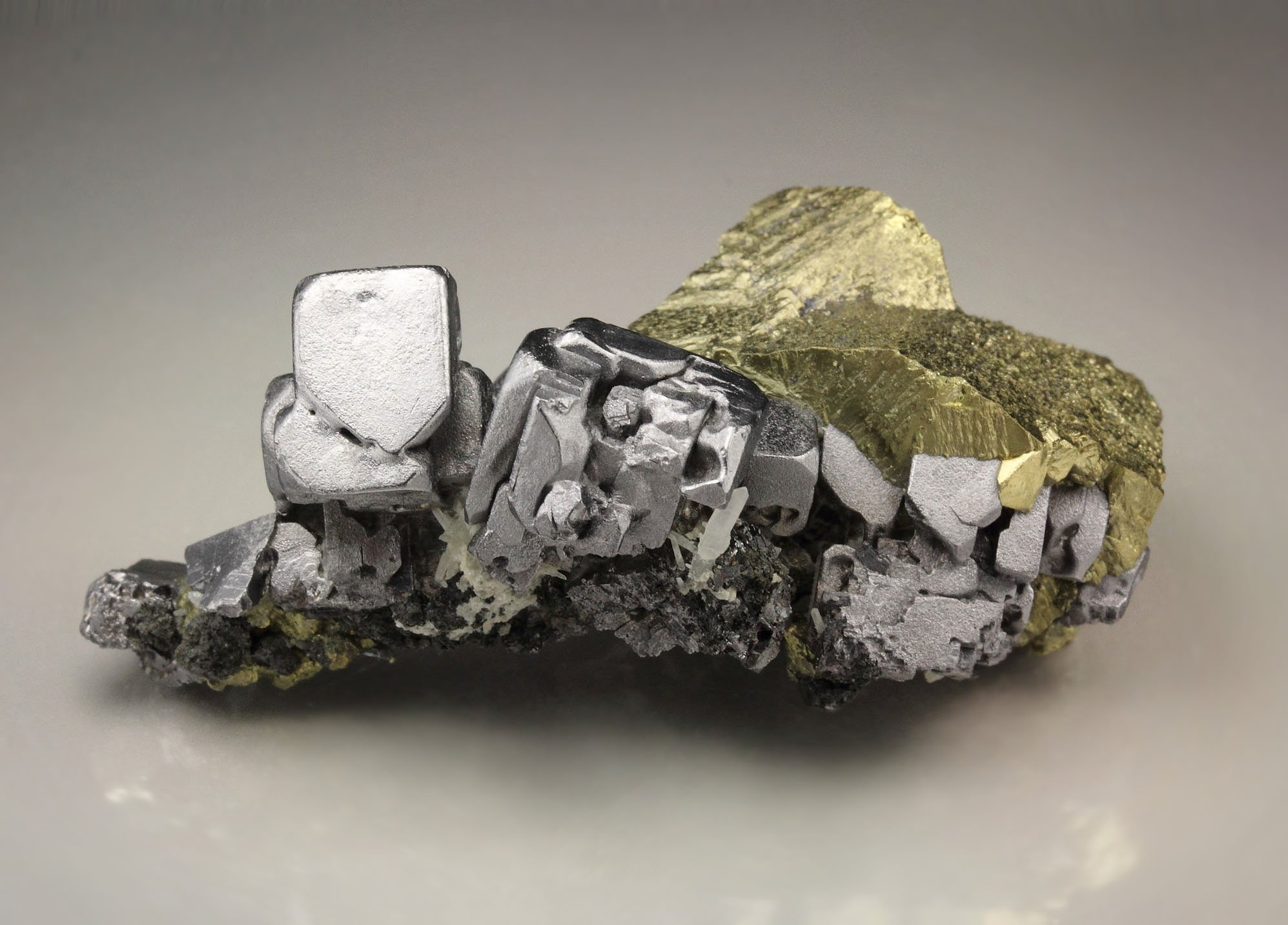 CHALCOPYRITE, GALENA