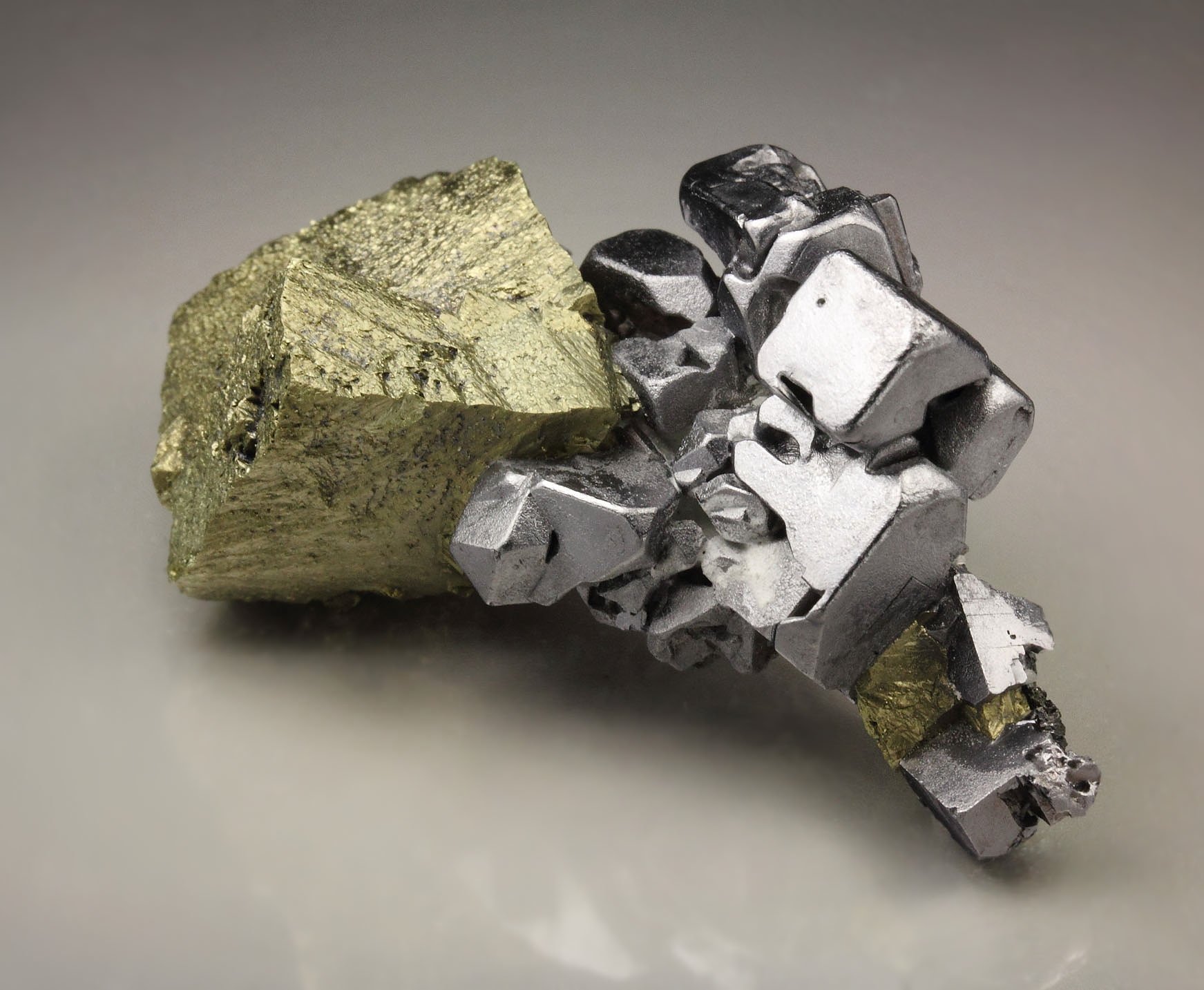 CHALCOPYRITE, GALENA