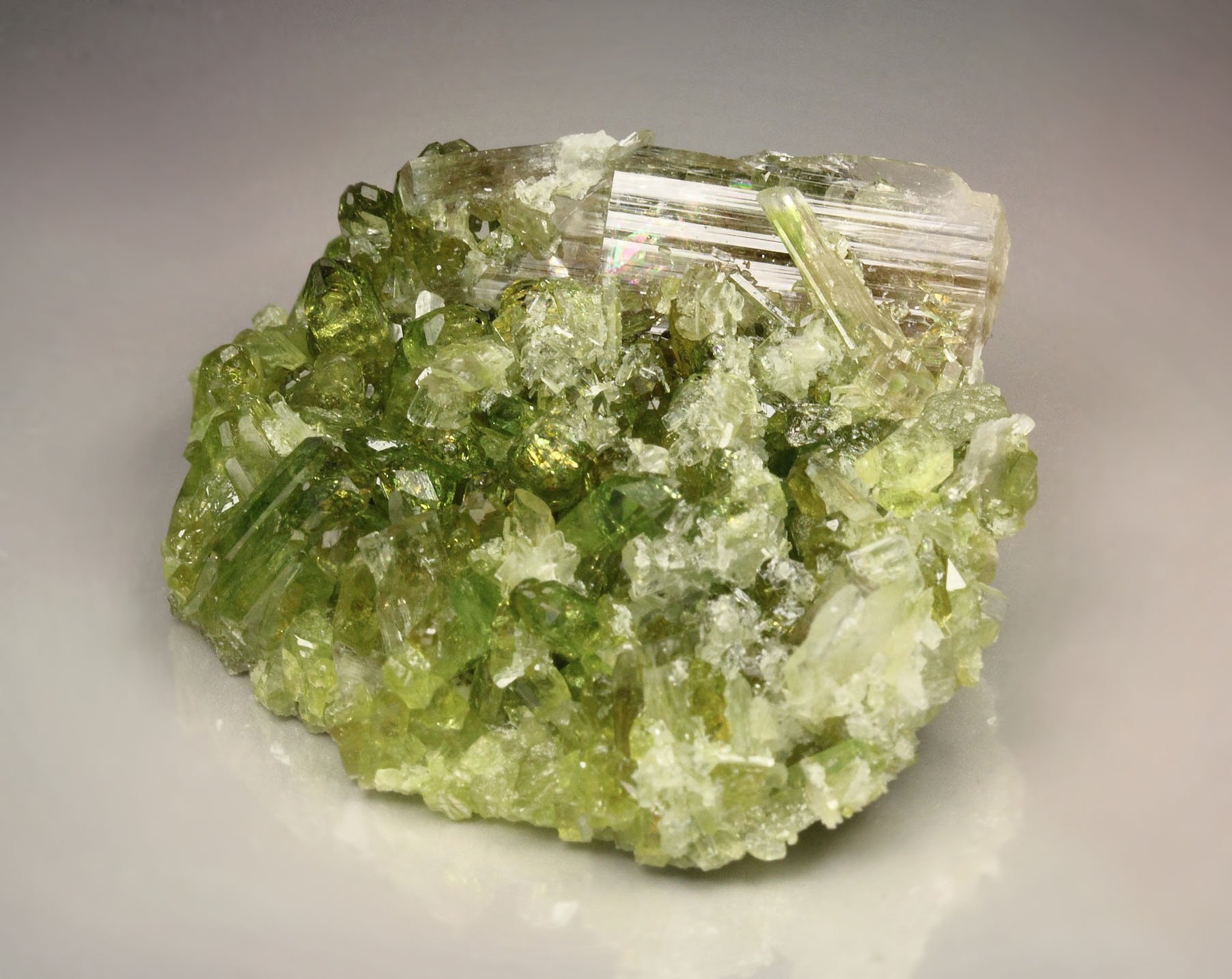 gem VESUVIANITE, DIOPSIDE