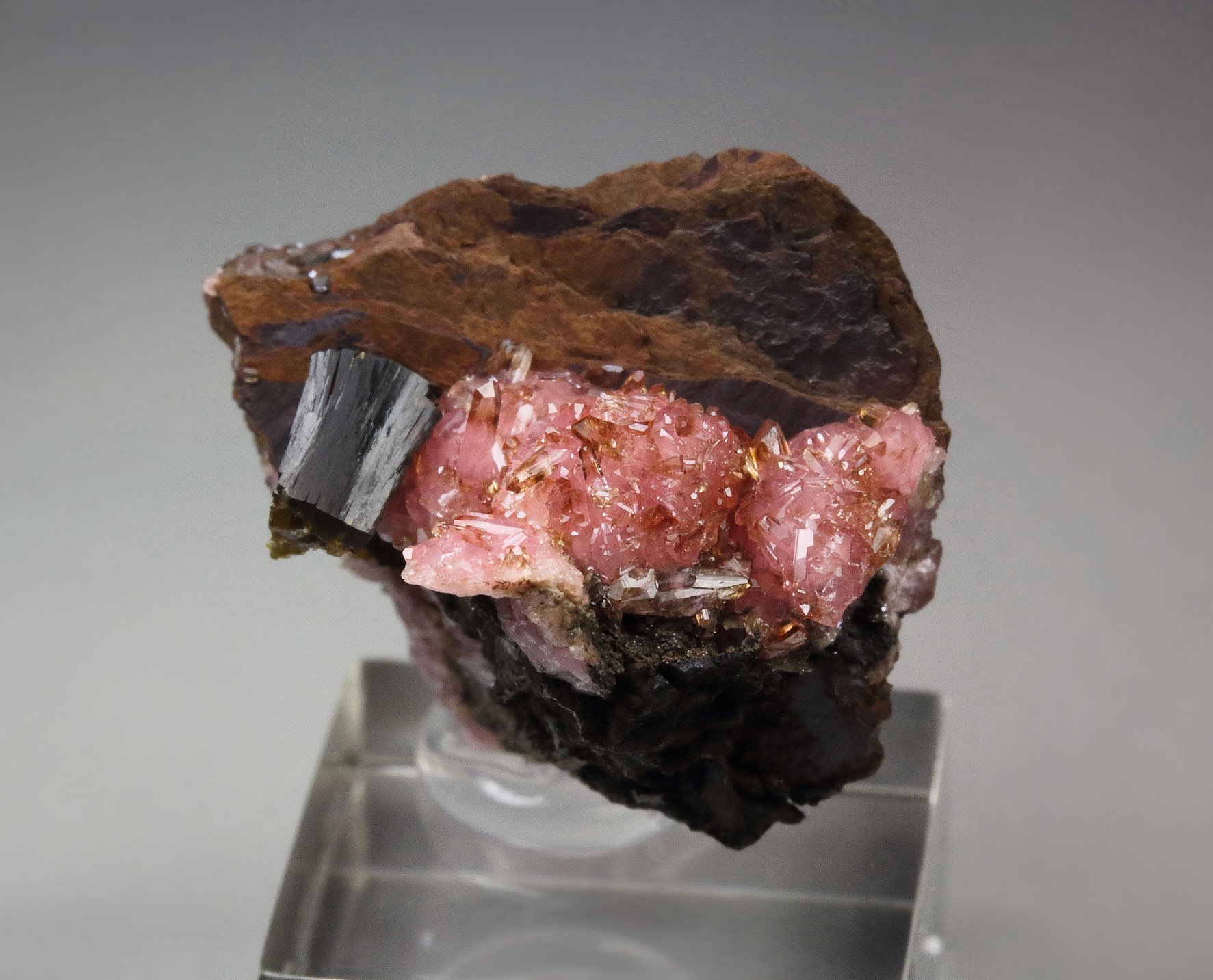 SHIGAITE, RHODOCHROSITE