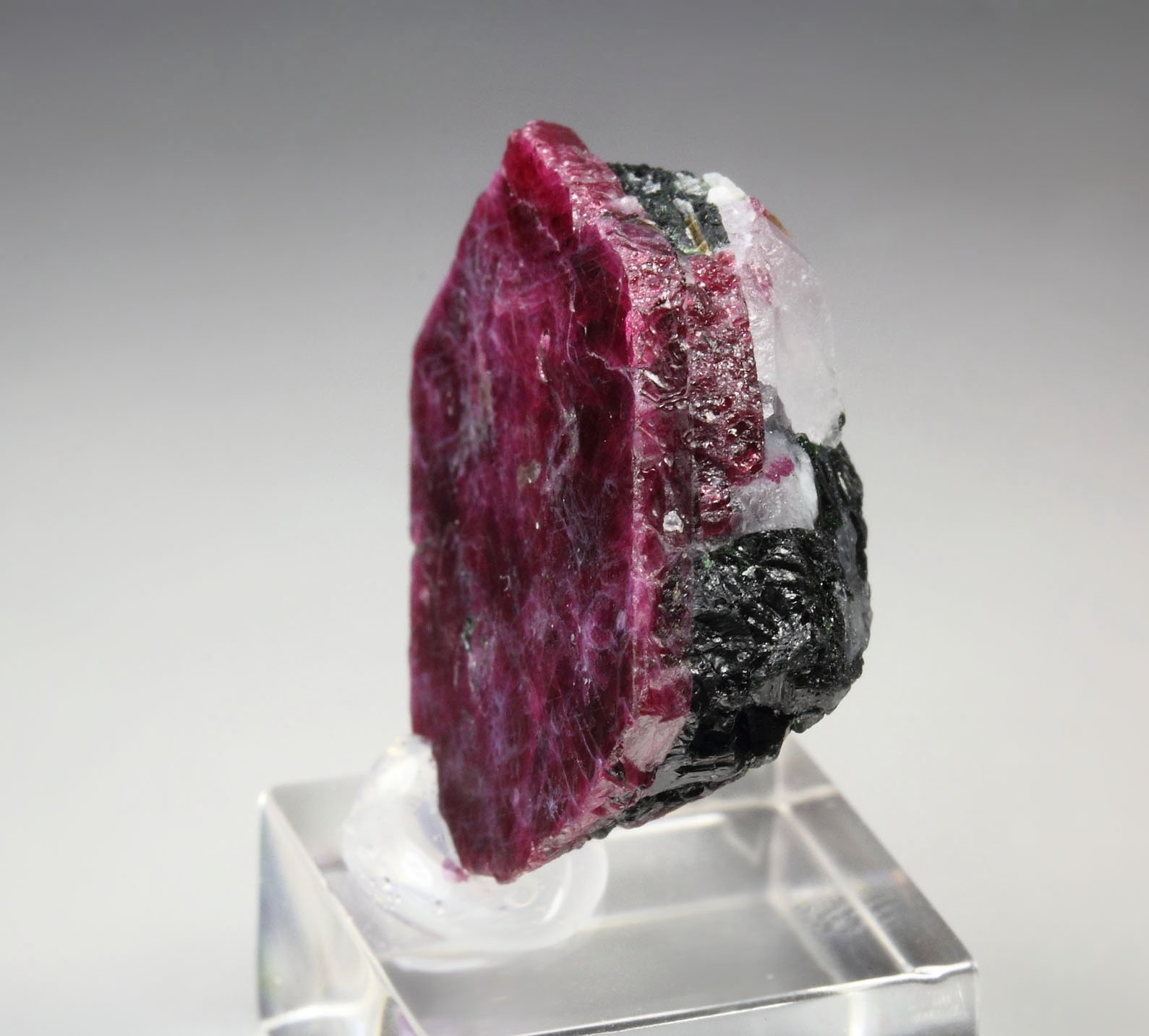 CORUNDUM var. RUBY, MUSCOVITE