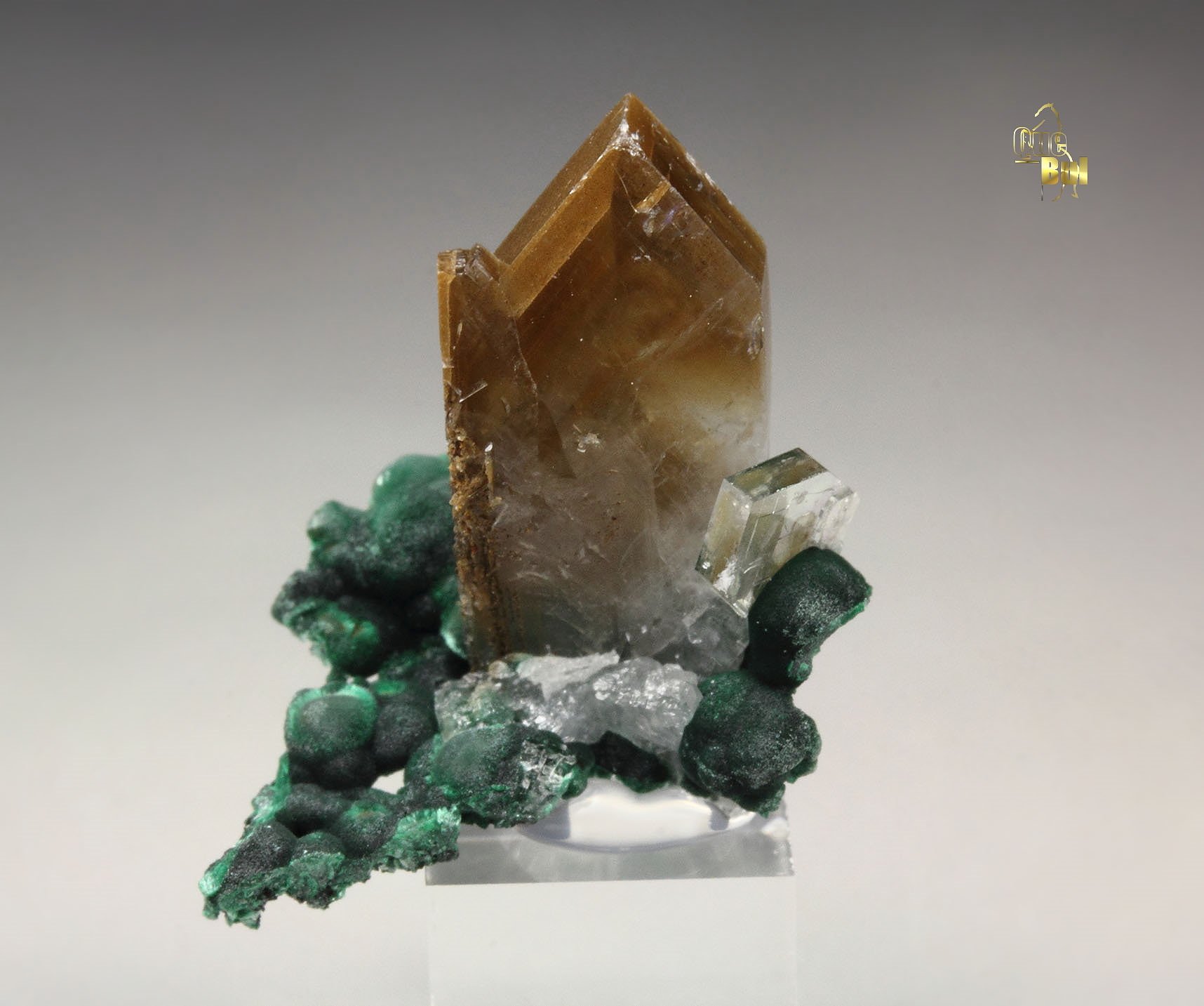 new find - BARYTE, MALACHITE