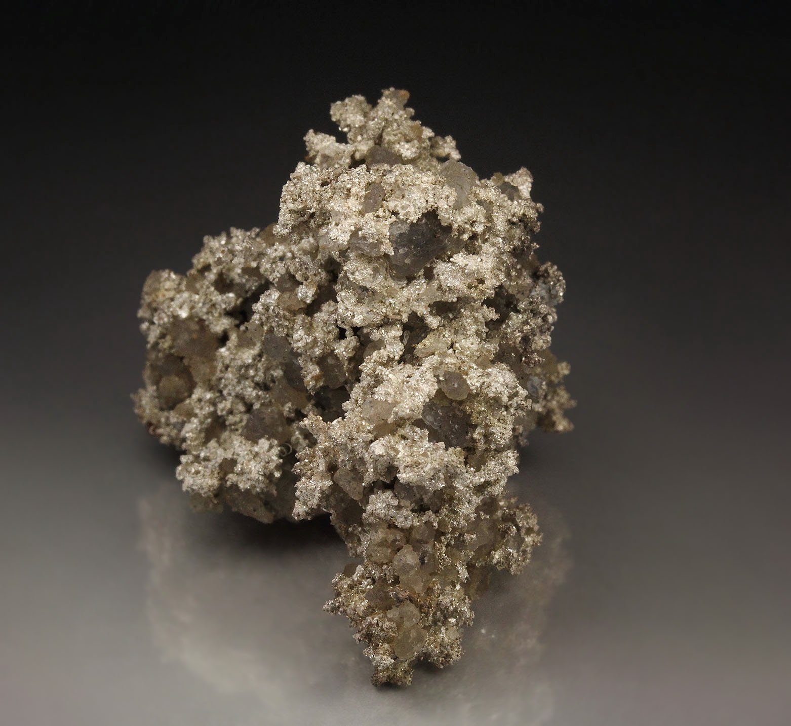 SILVER, SMITHSONITE, GARNET var. SPESSARTINE