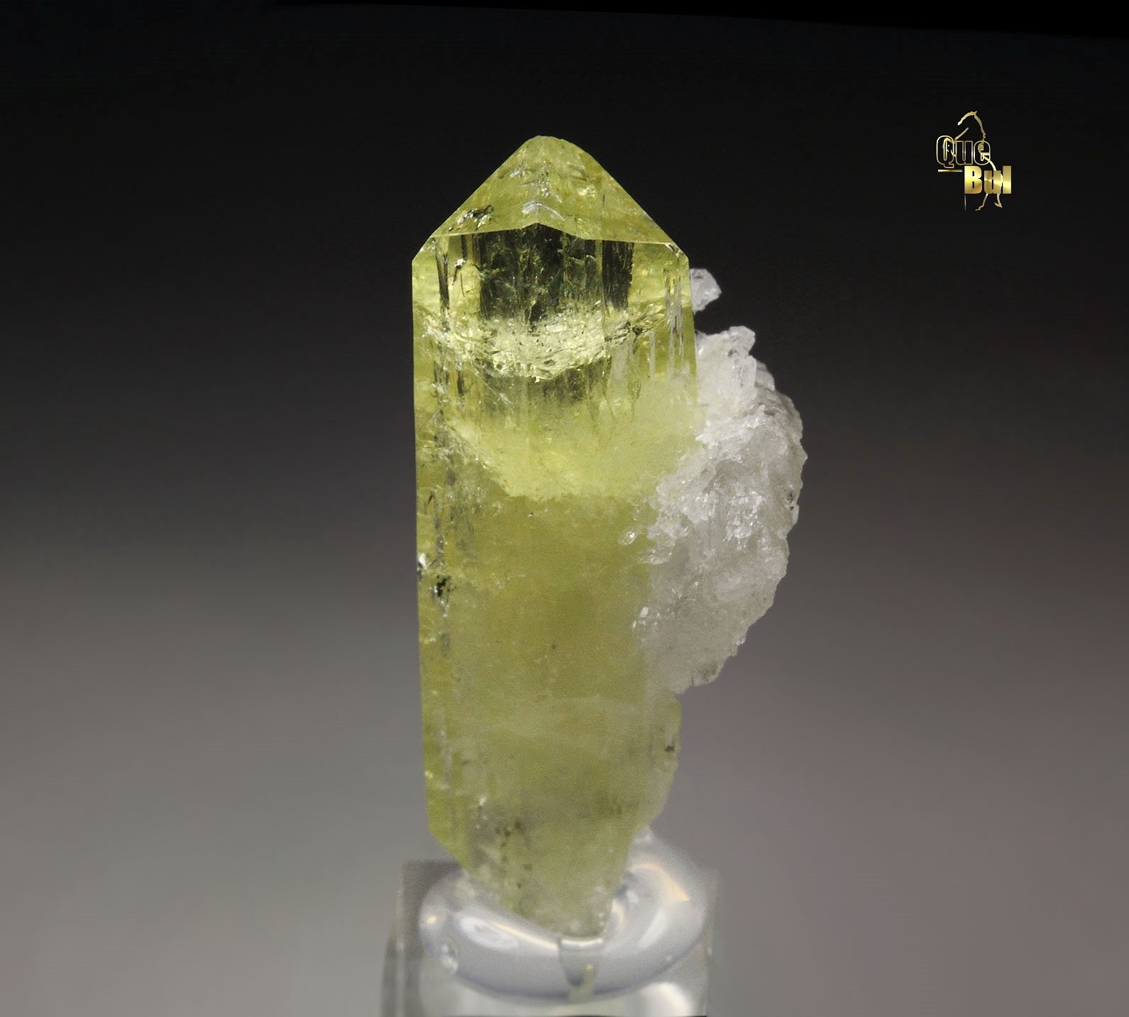 gem BRAZILIANITE, ALBITE