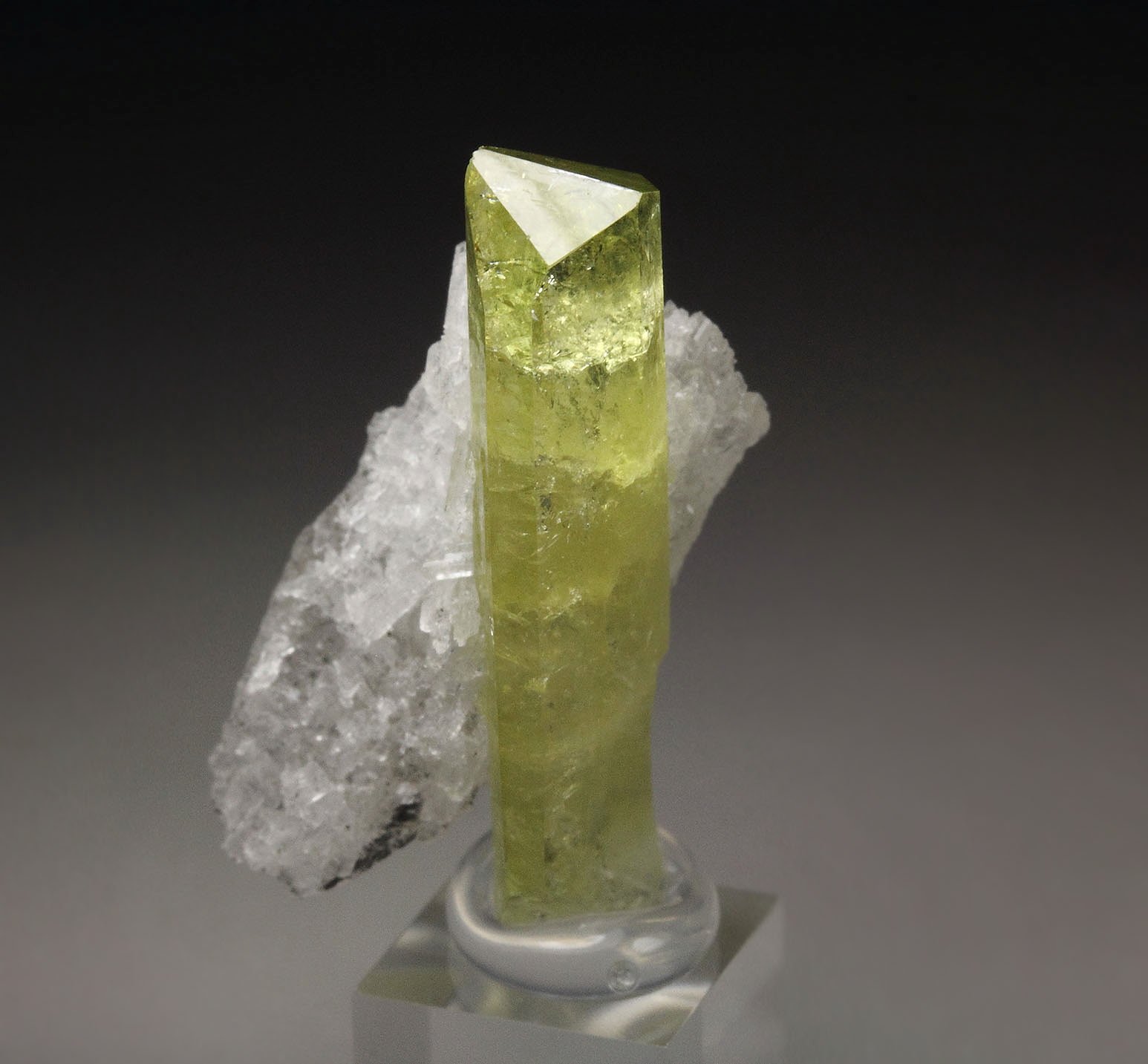 gem BRAZILIANITE, ALBITE