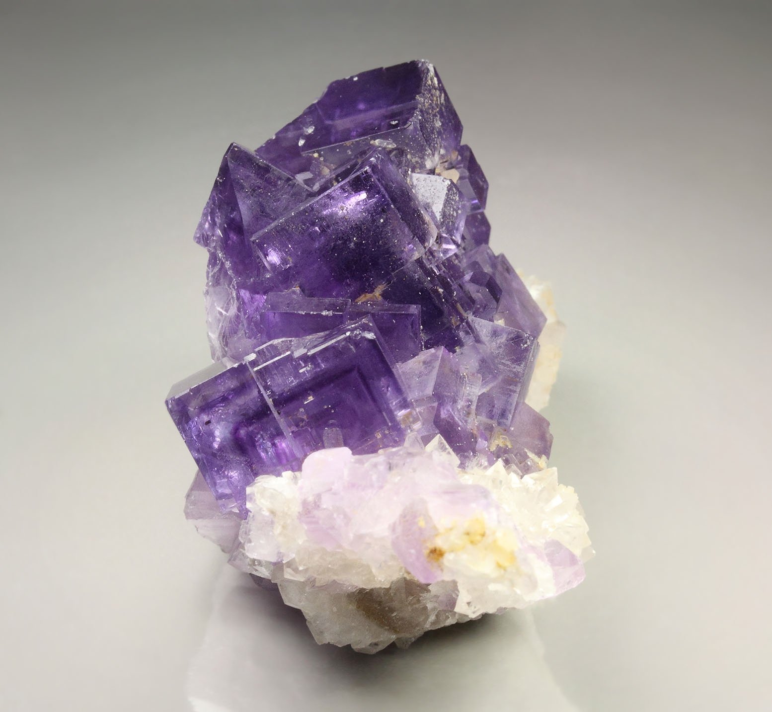 FLUORITE with PHANTOMS, QUARTZ