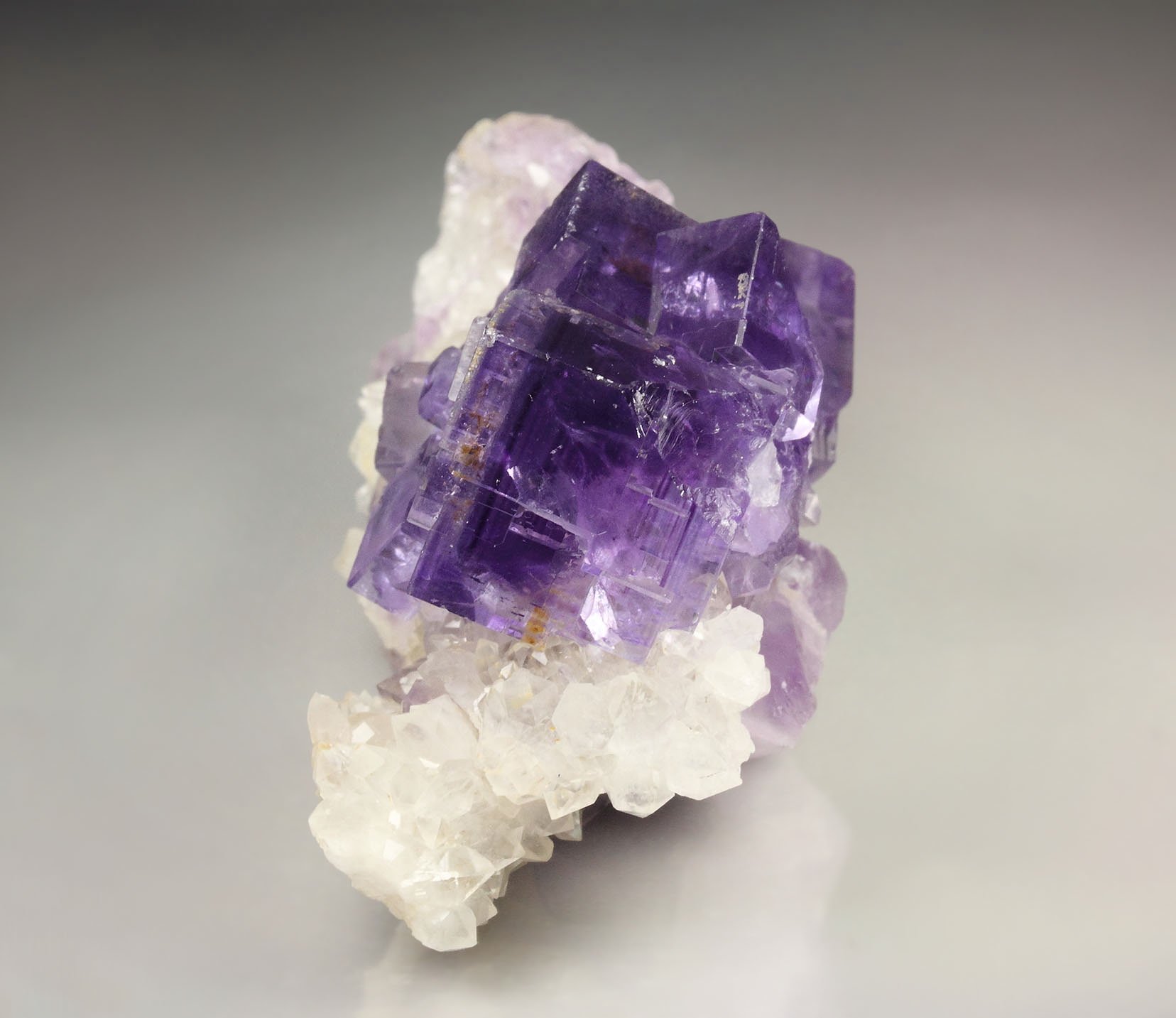 FLUORITE with PHANTOMS, QUARTZ