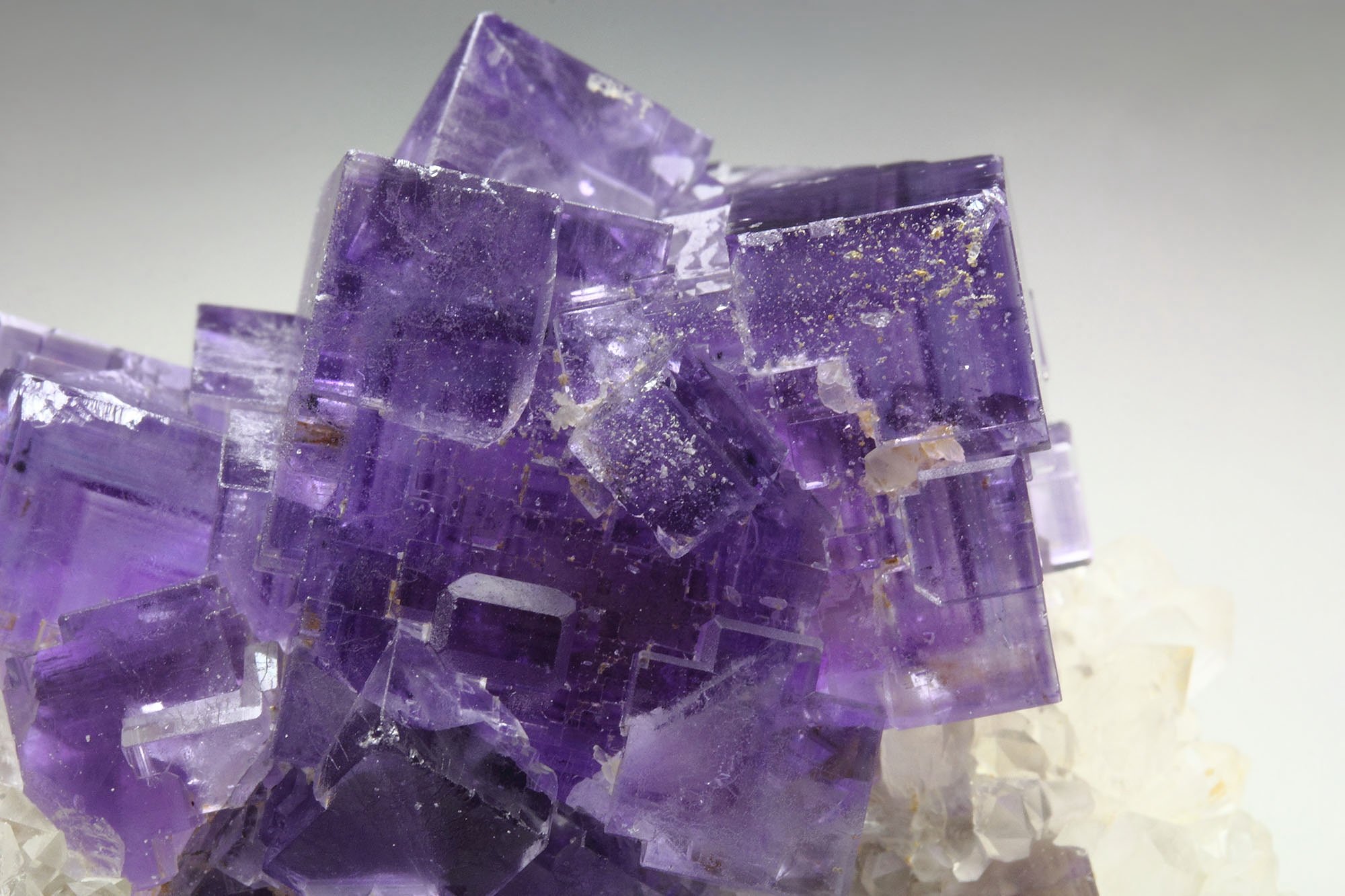 FLUORITE with PHANTOMS, QUARTZ