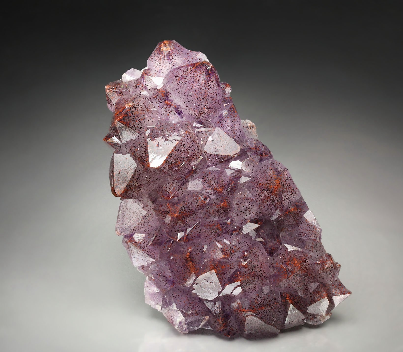 QUARTZ var. AMETHYST with HEMATITE inclusions