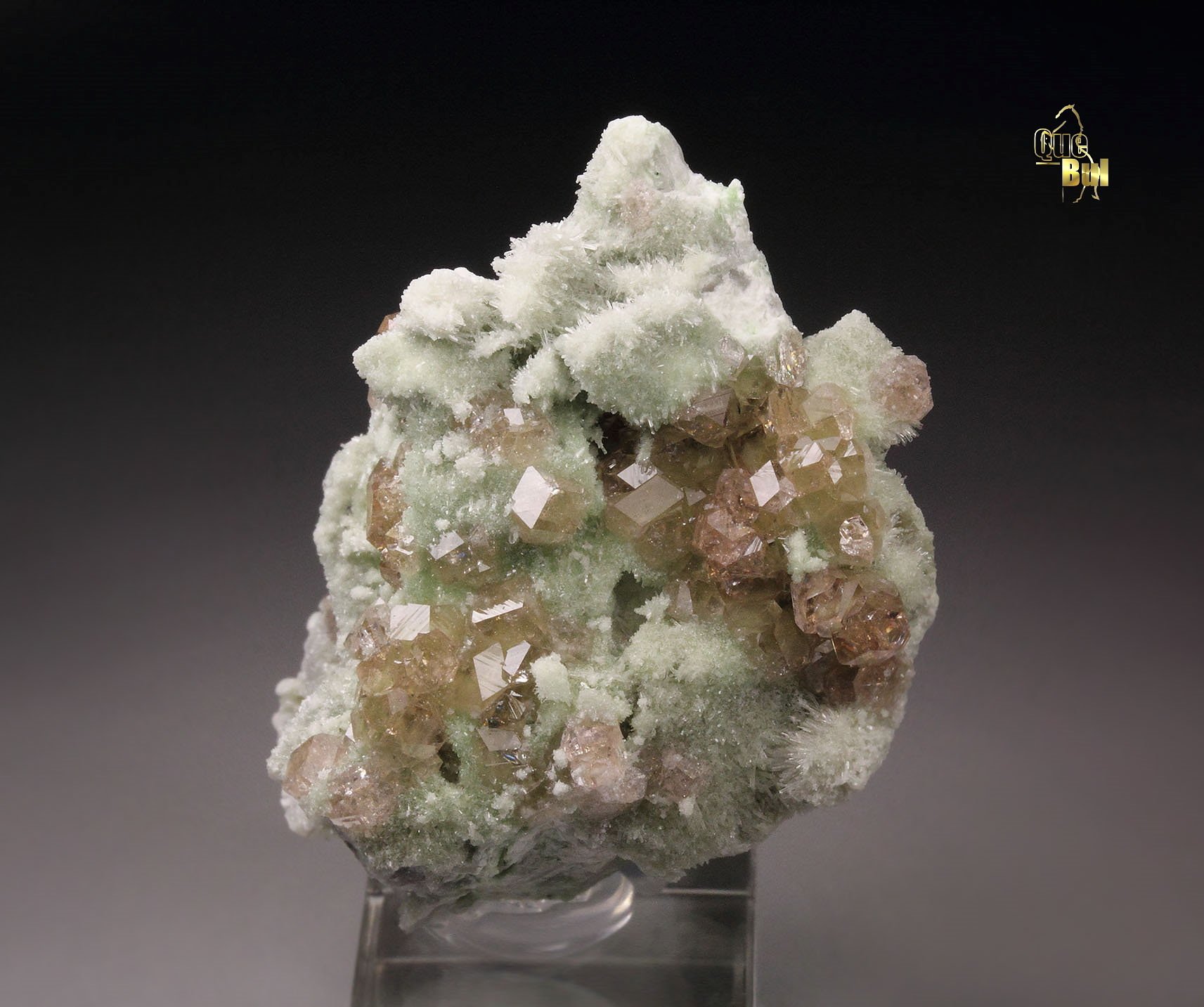 gem pink GARNET var. GROSSULAR, DIOPSIDE