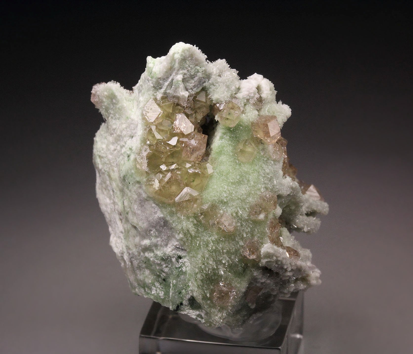 gem pink GARNET var. GROSSULAR, DIOPSIDE