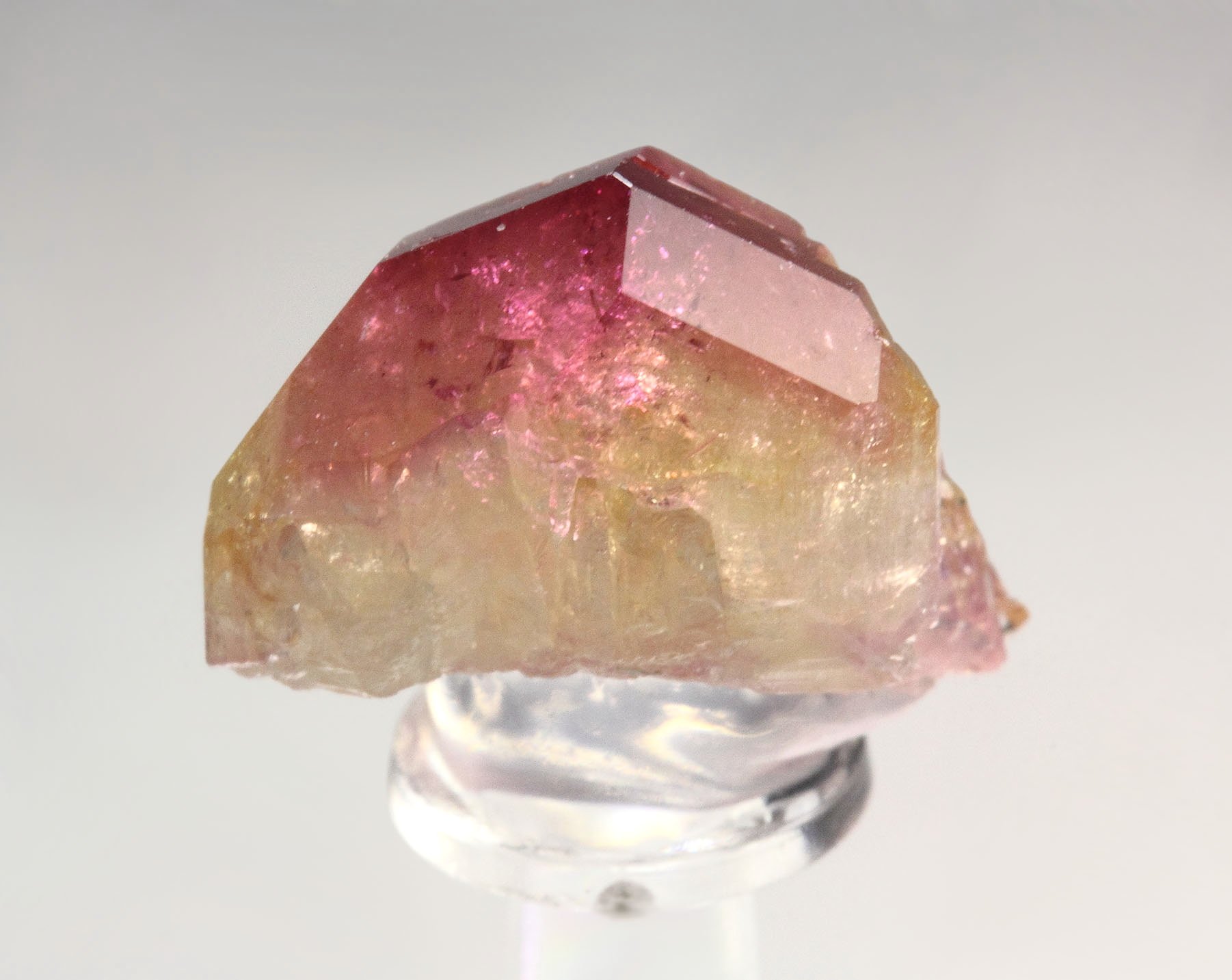 gem VESUVIANITE with RASPBERRY CAP