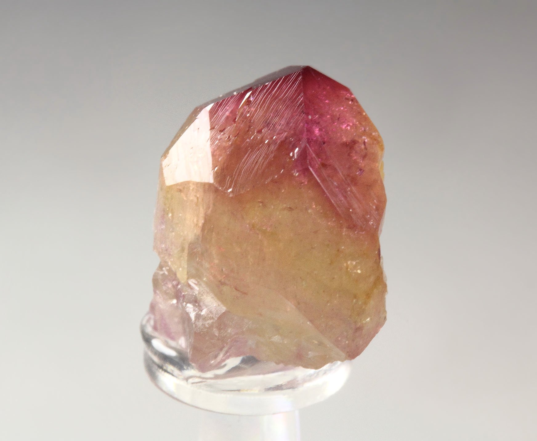 gem VESUVIANITE with RASPBERRY CAP