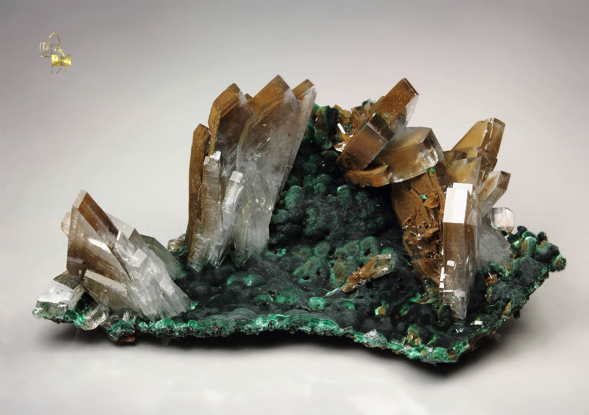 new find - BARYTE, MALACHITE