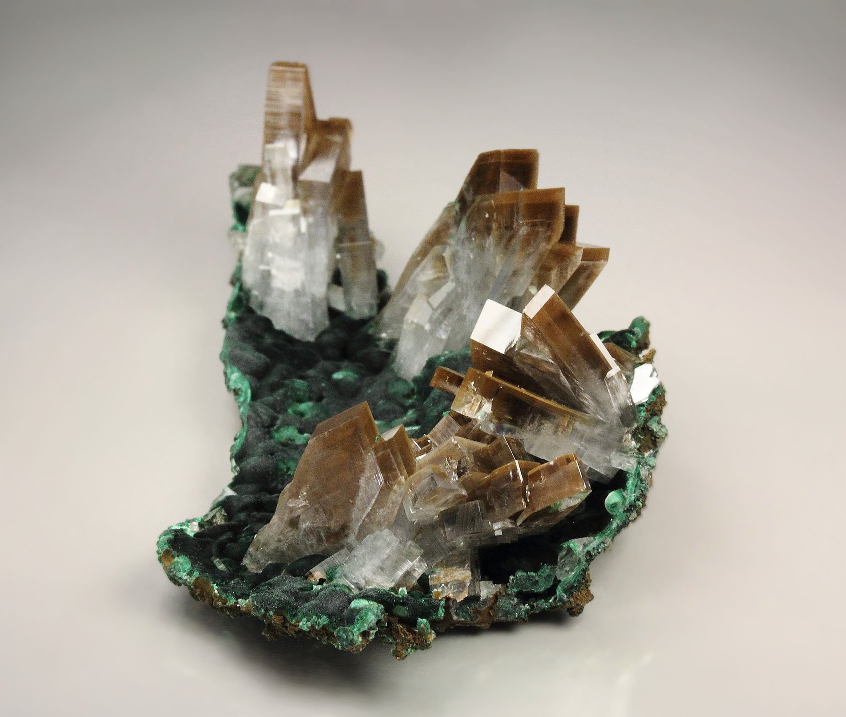 new find - BARYTE, MALACHITE