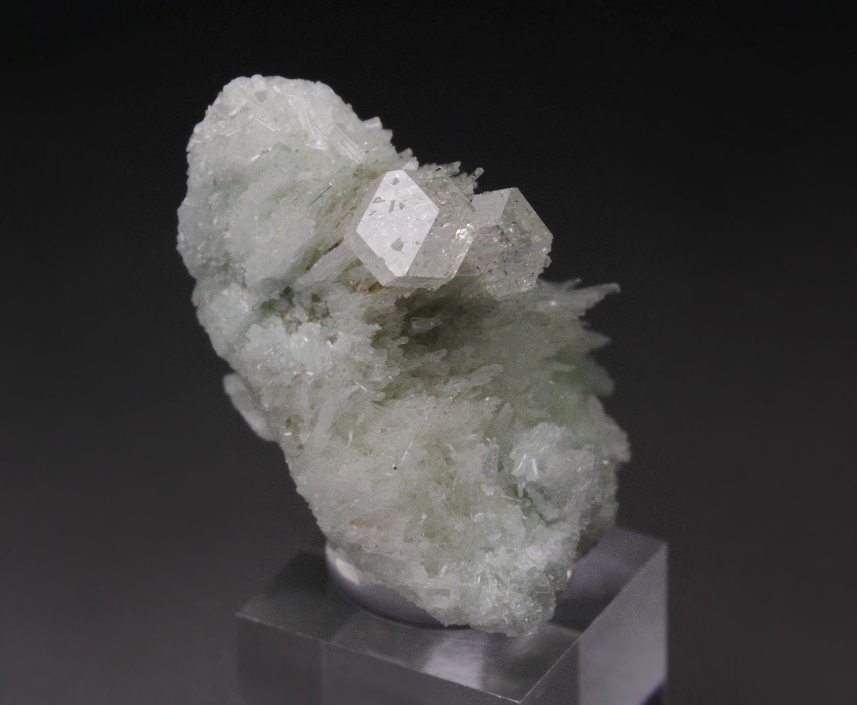 colorless gem GARNET var. GROSSULAR, DIOPSIDE