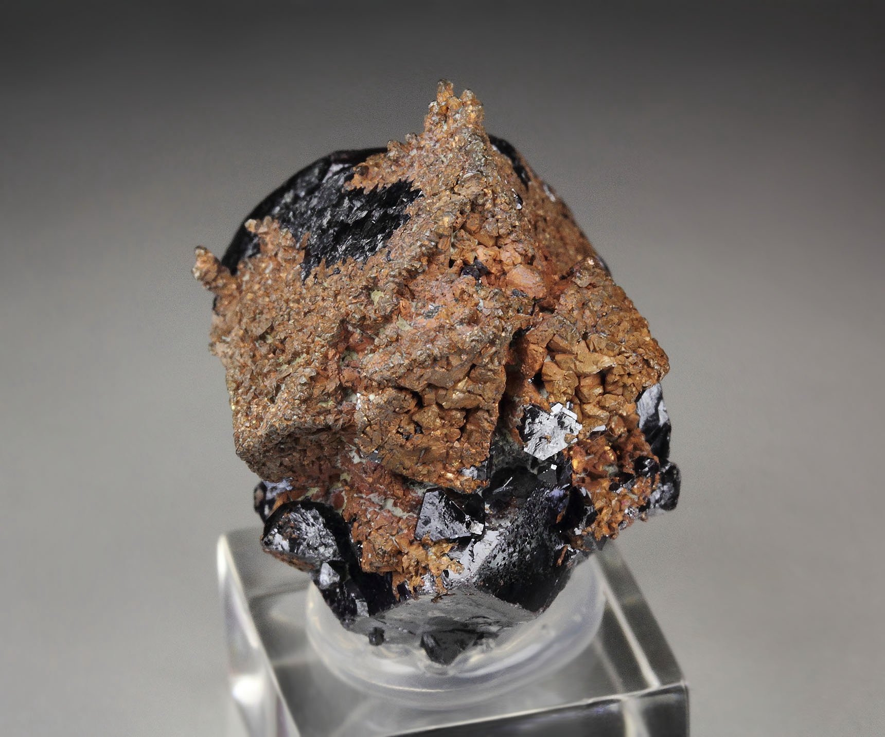 CUPRITE, COPPER pseudomorph after CUPRITE