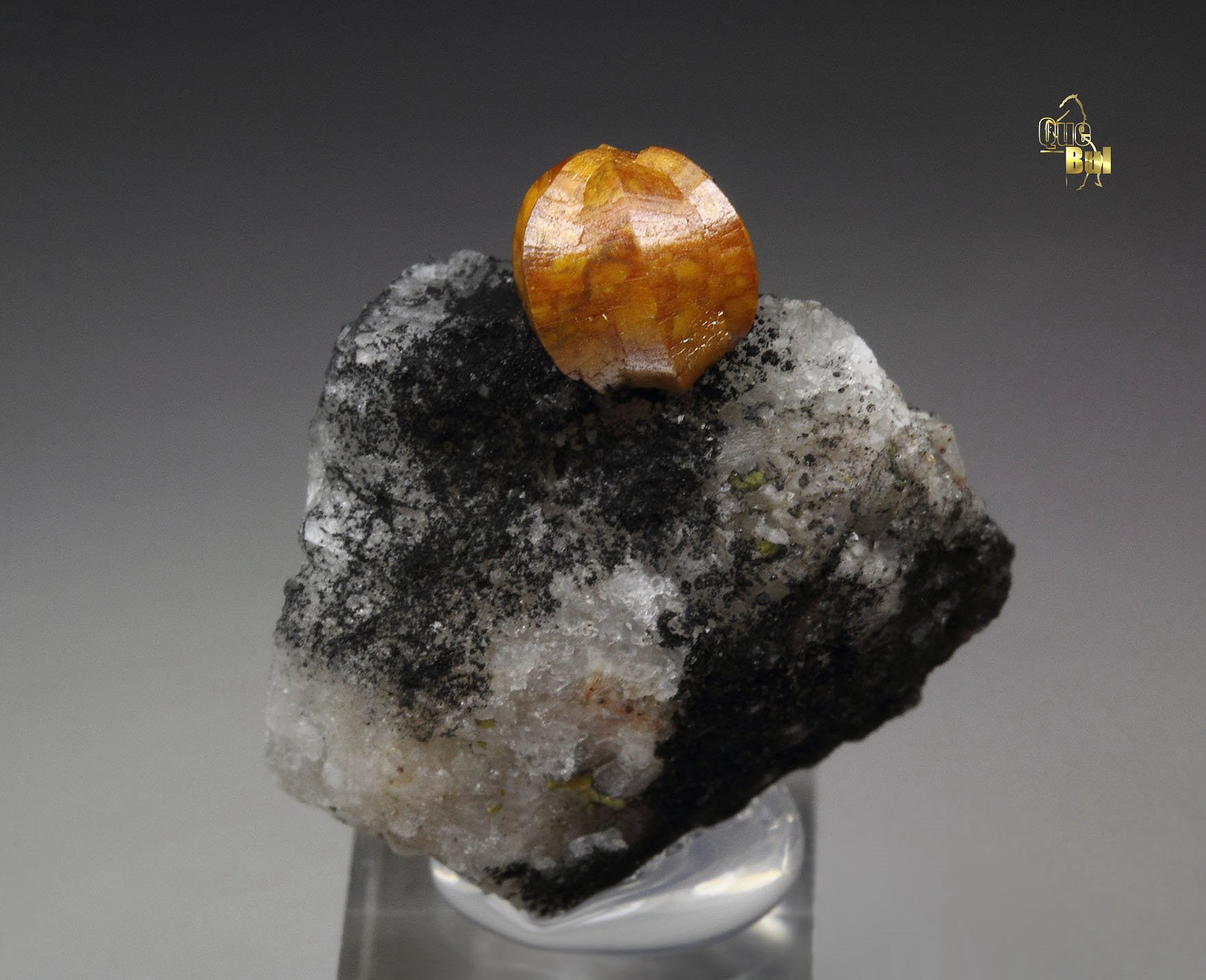 twinned MIMETITE var. CAMPYLITE