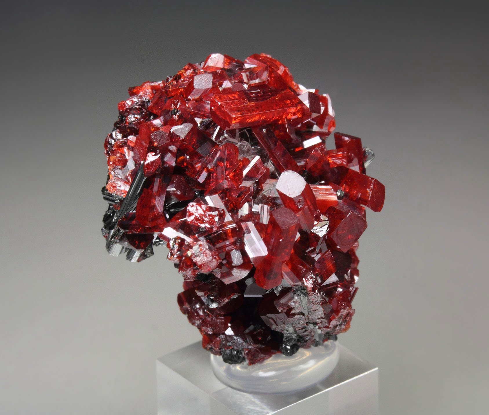 gem REALGAR, STIBNITE