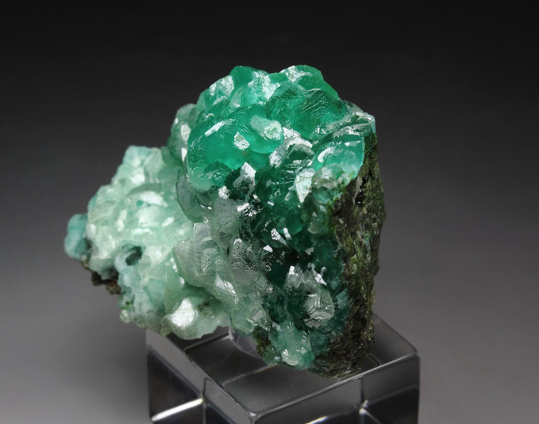 SMITHSONITE var. CUPRIAN SMITHSONITE