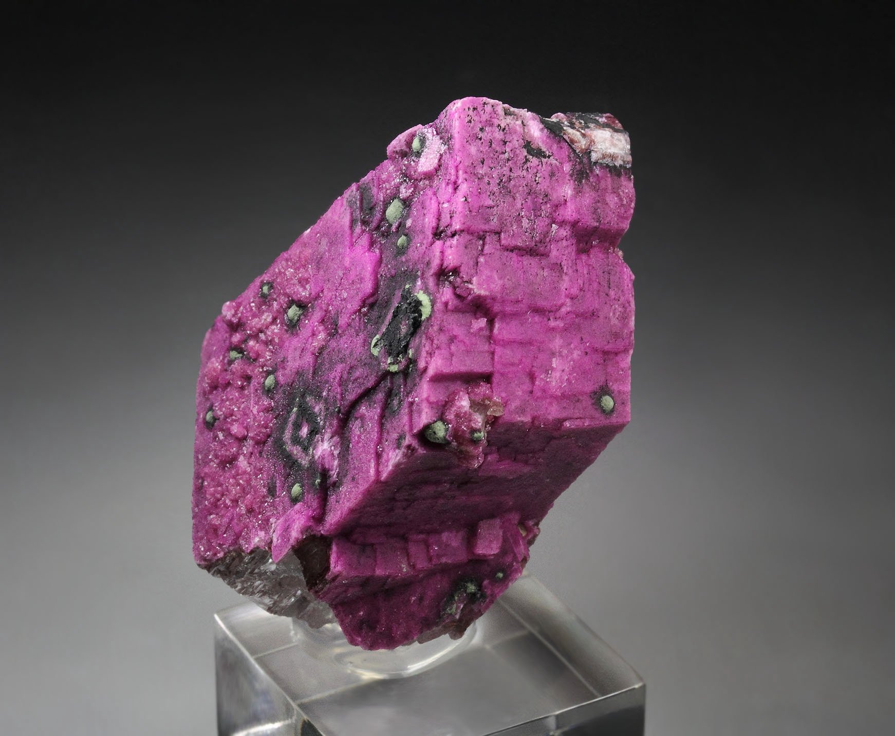 KOLWEZITE, DOLOMITE var. COBALTOAN DOLOMITE, CALCITE, HETEROGENITE