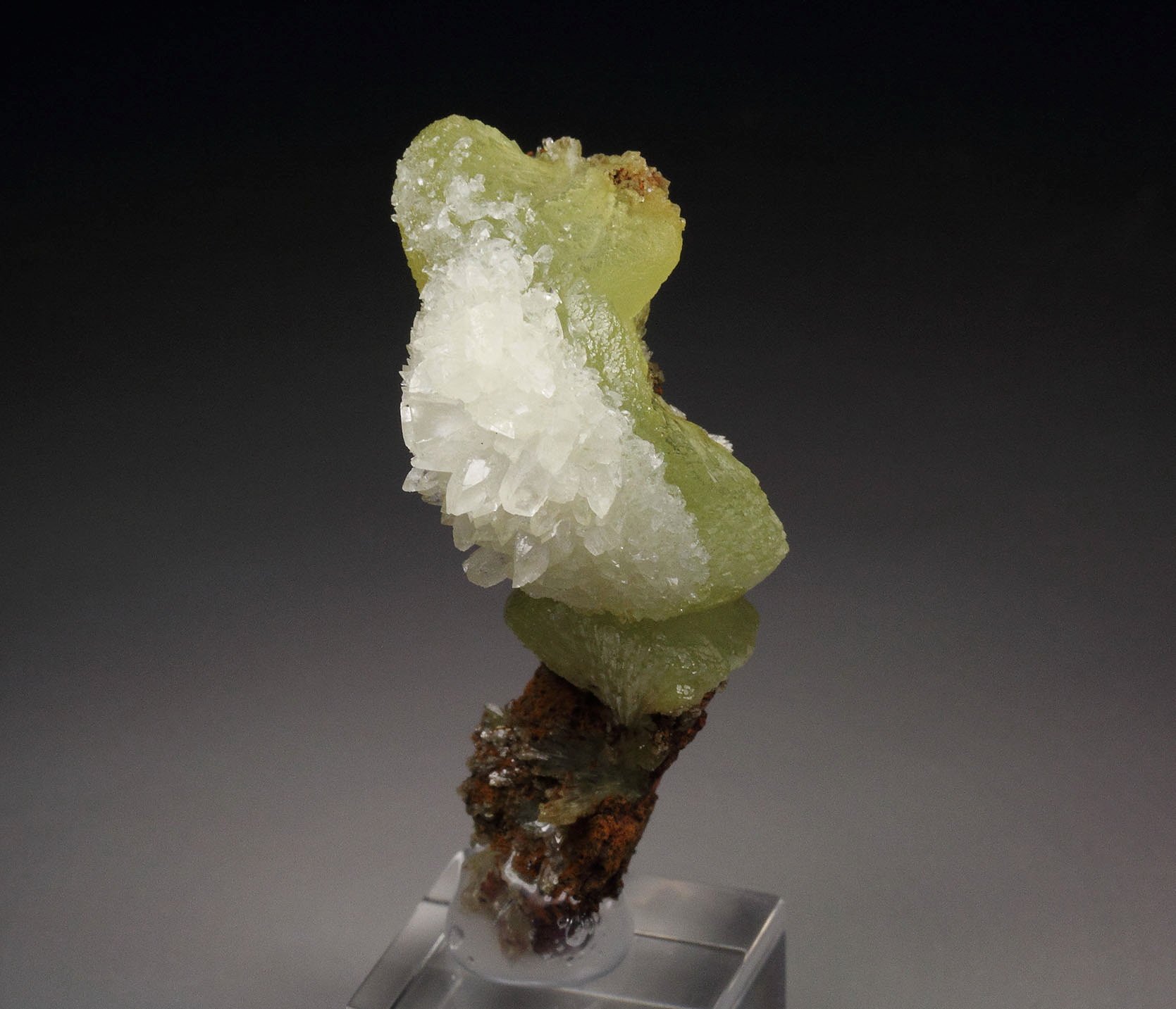 ADAMITE, CALCITE