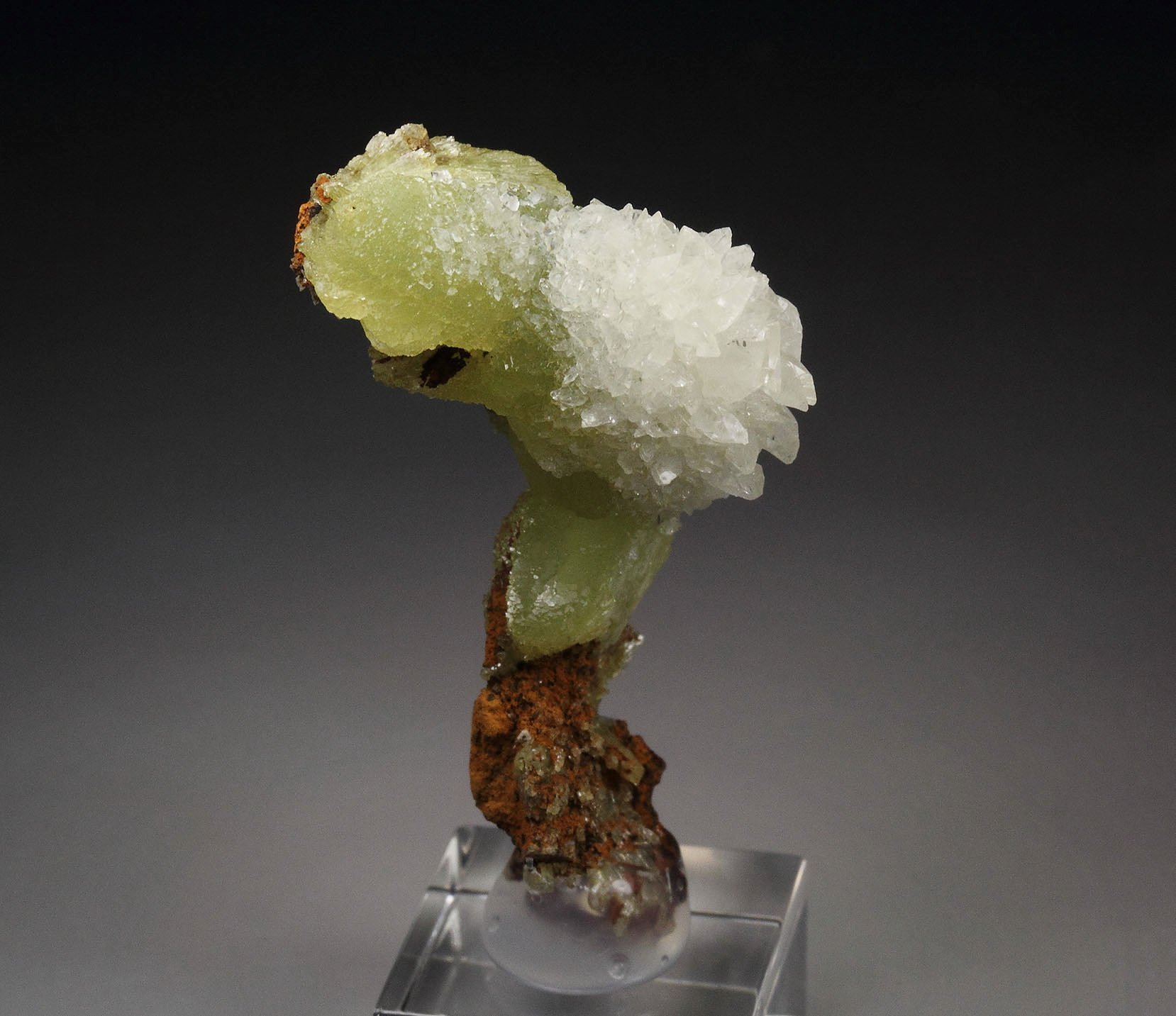 ADAMITE, CALCITE