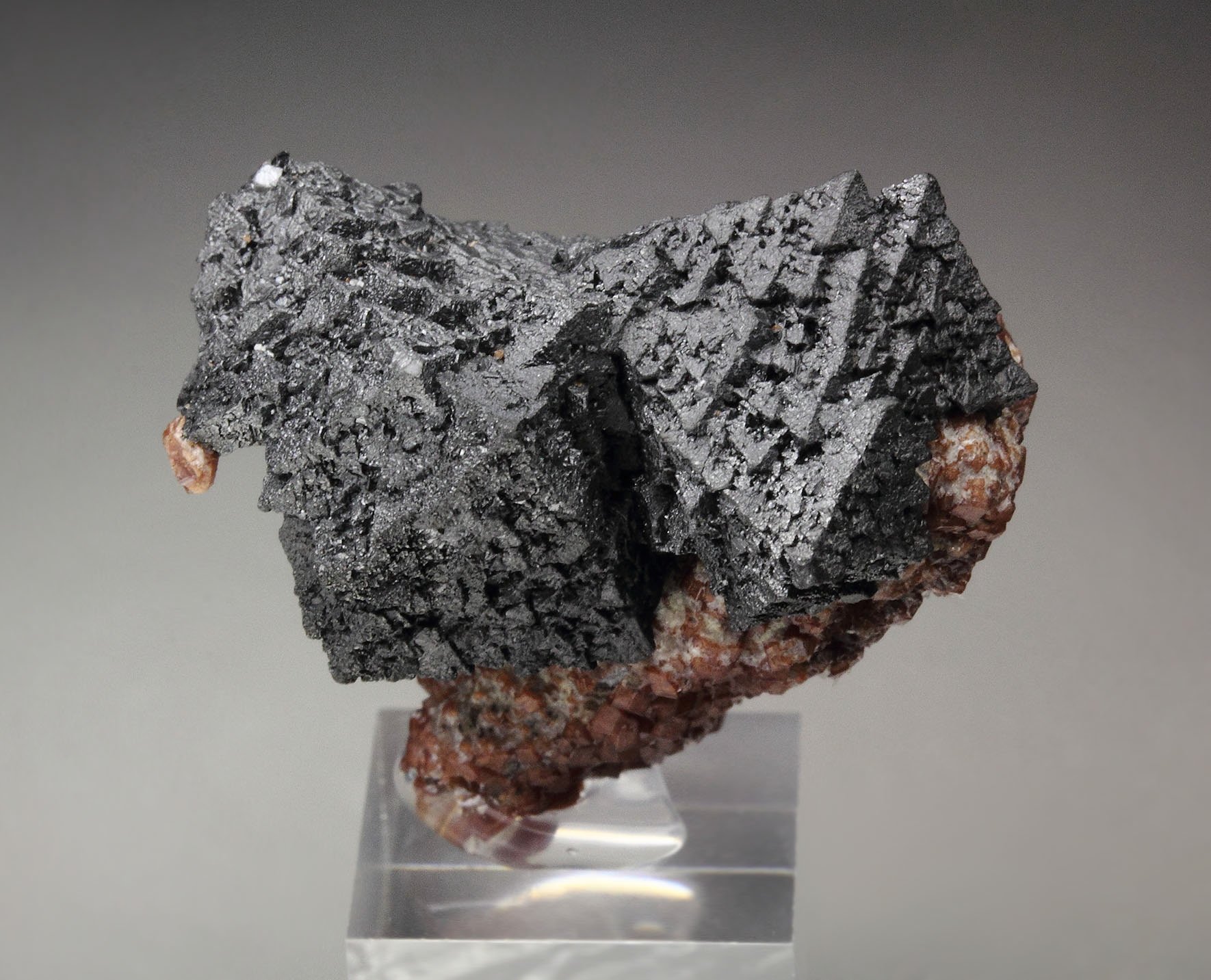 HAUSMANNITE, GARNET var. ANDRADITE