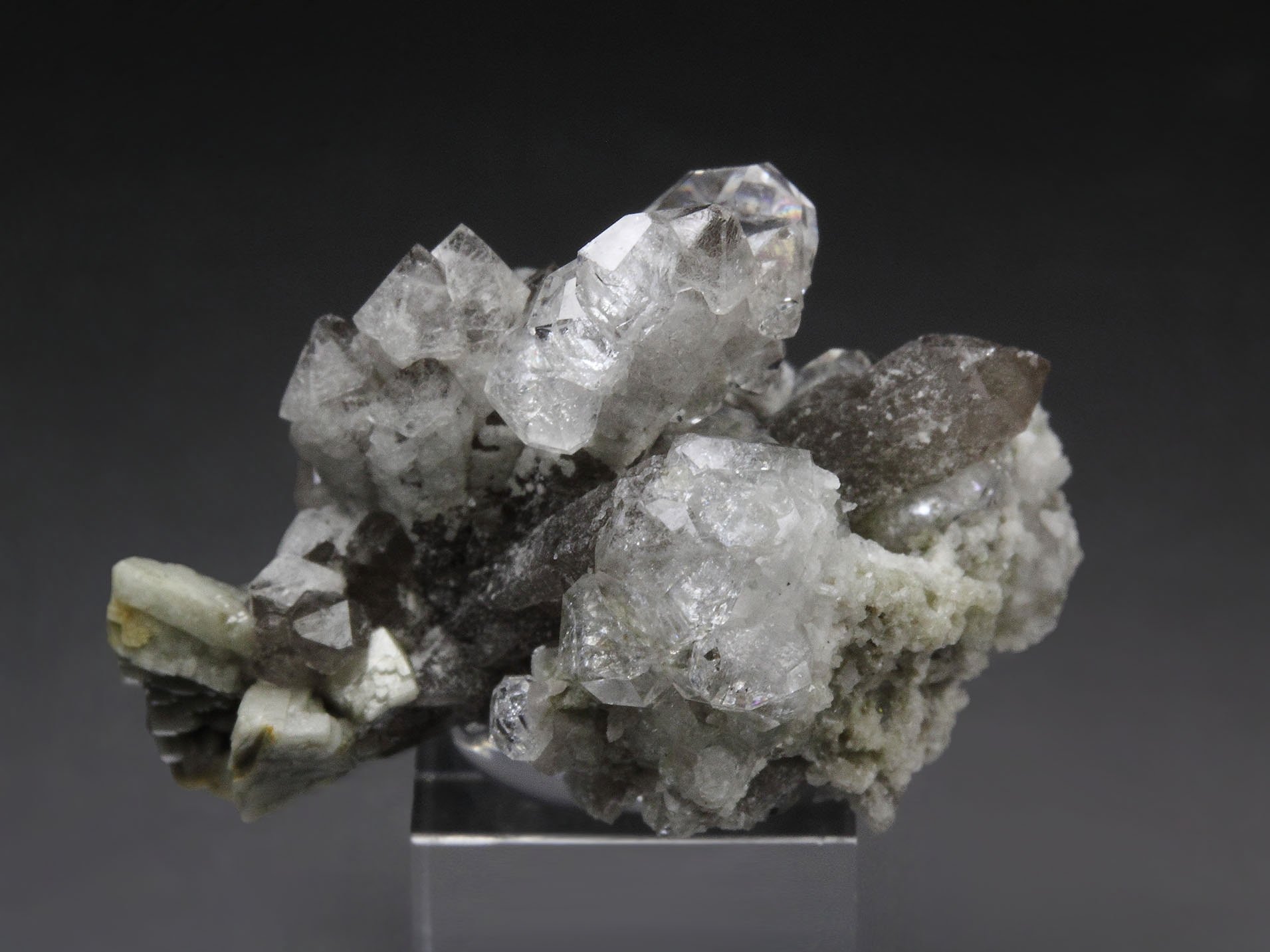 gem ANALCIME, QUARTZ