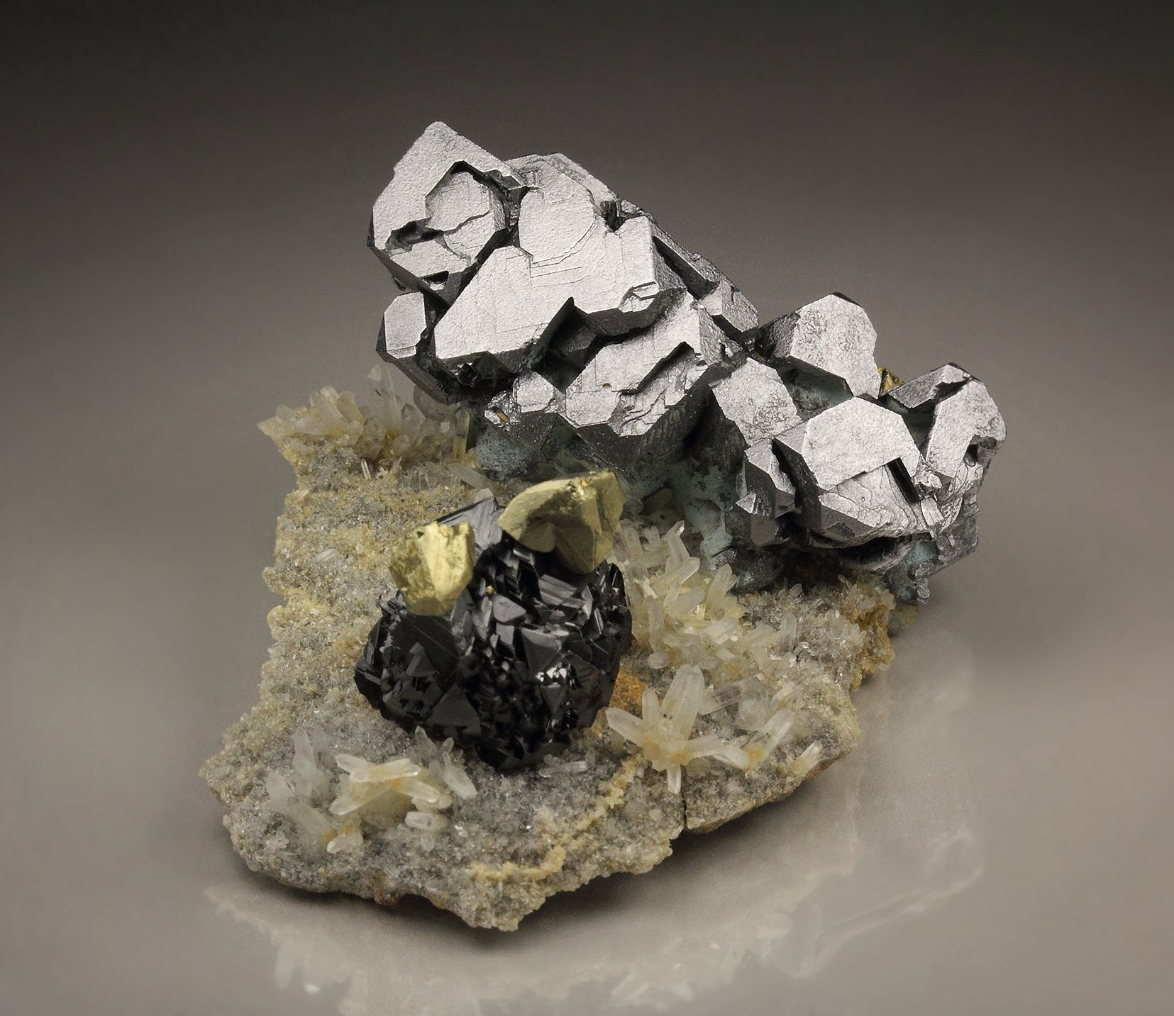 GALENA, CHALCOPYRITE, SPHALERITE, QUARTZ