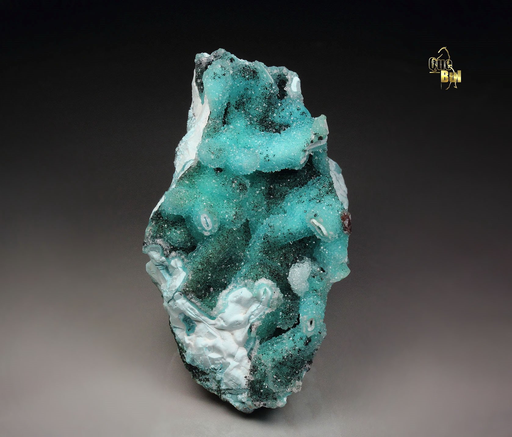CHRYSOCOLLA, QUARTZ