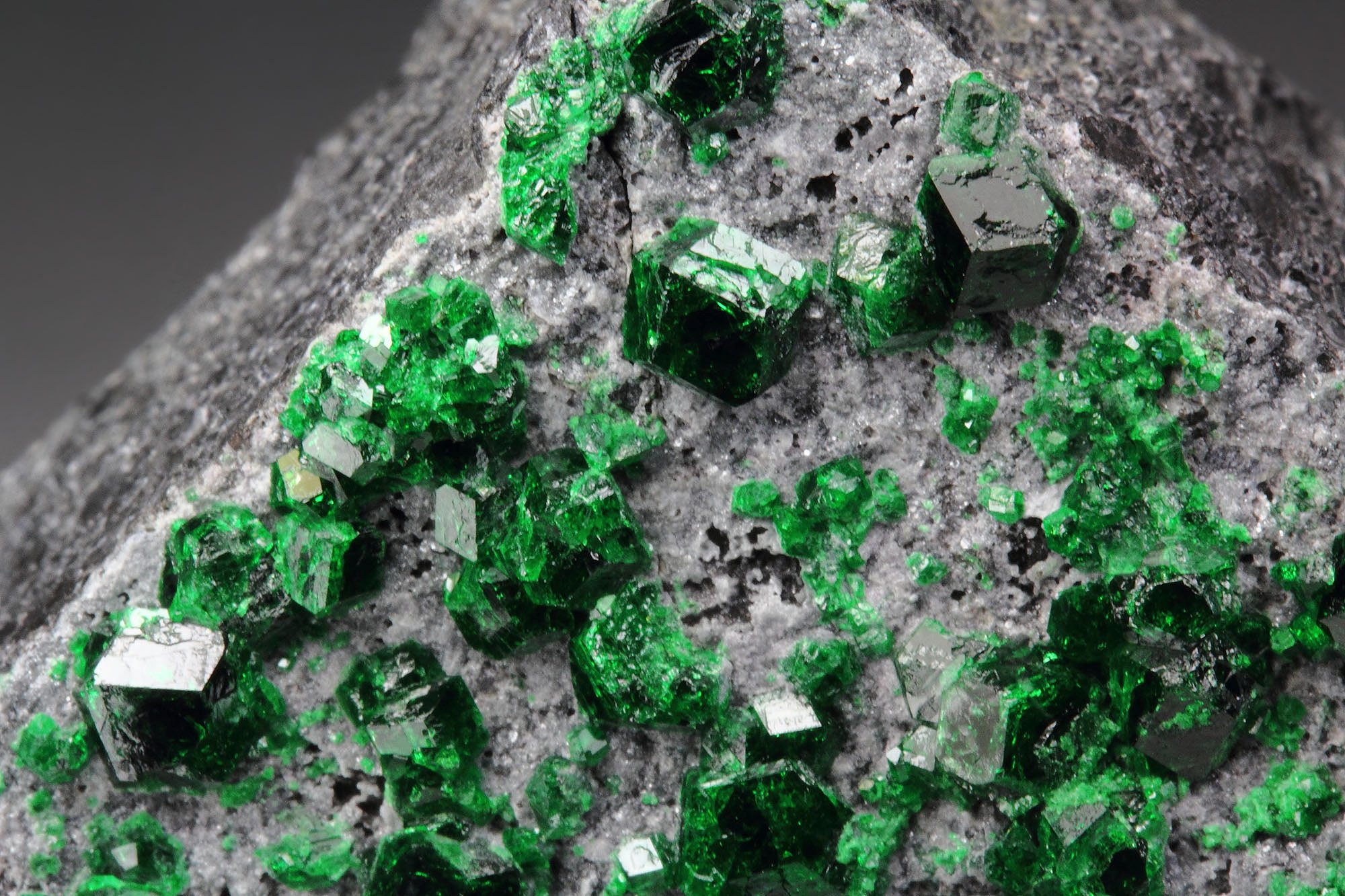 GARNET var. UVAROVITE
