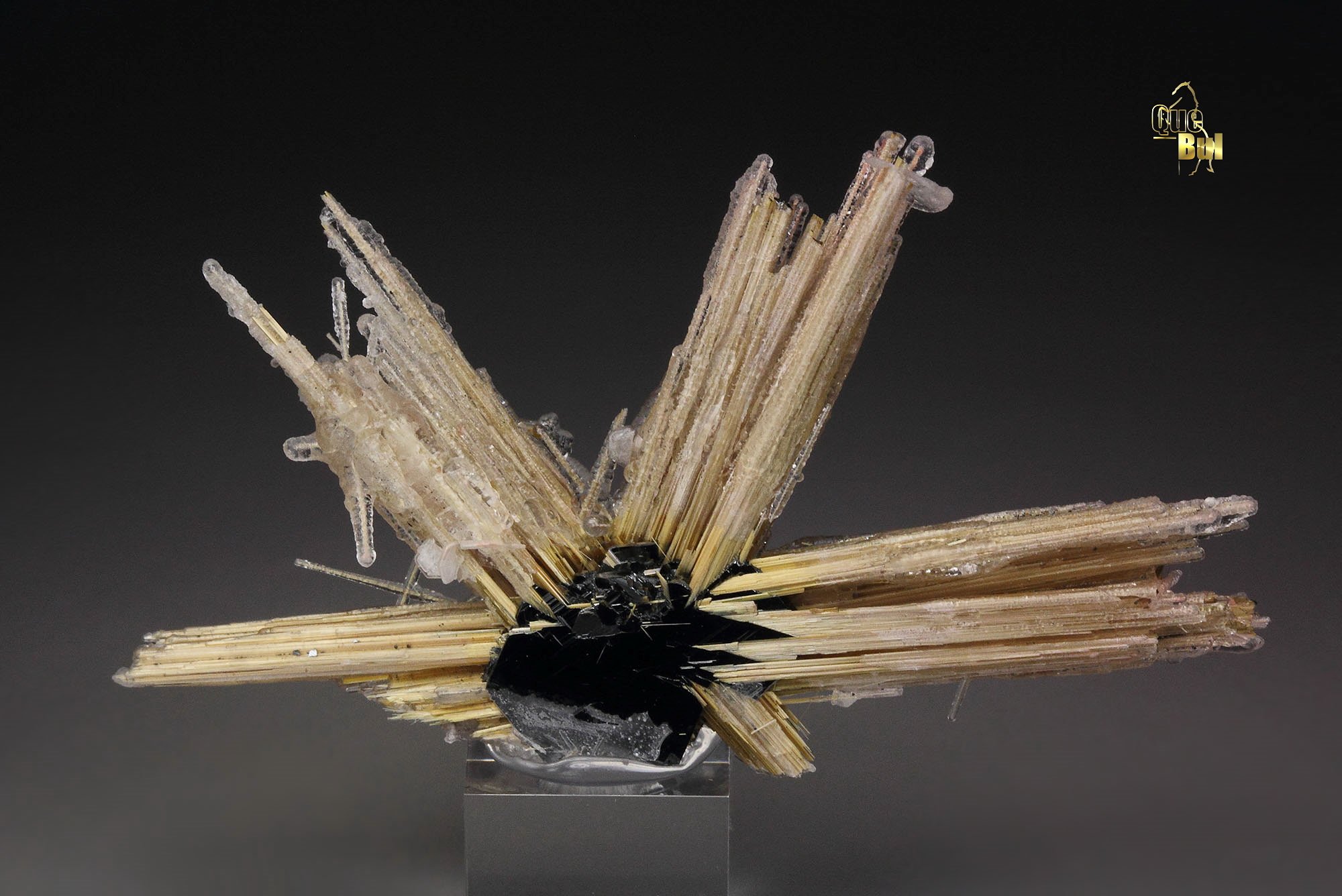 RUTILE, HEMATITE, OPAL-AN