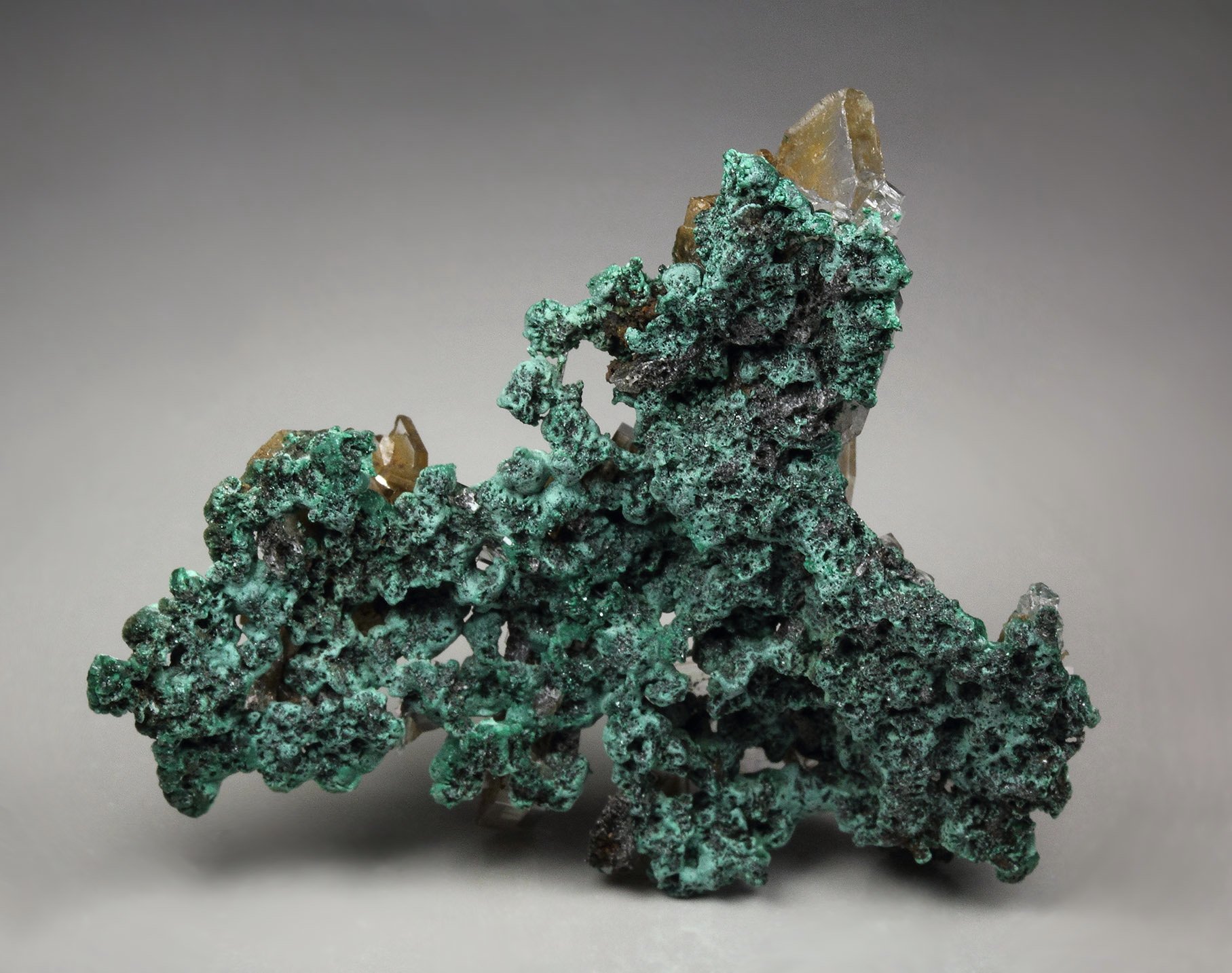 BARYTE, MALACHITE