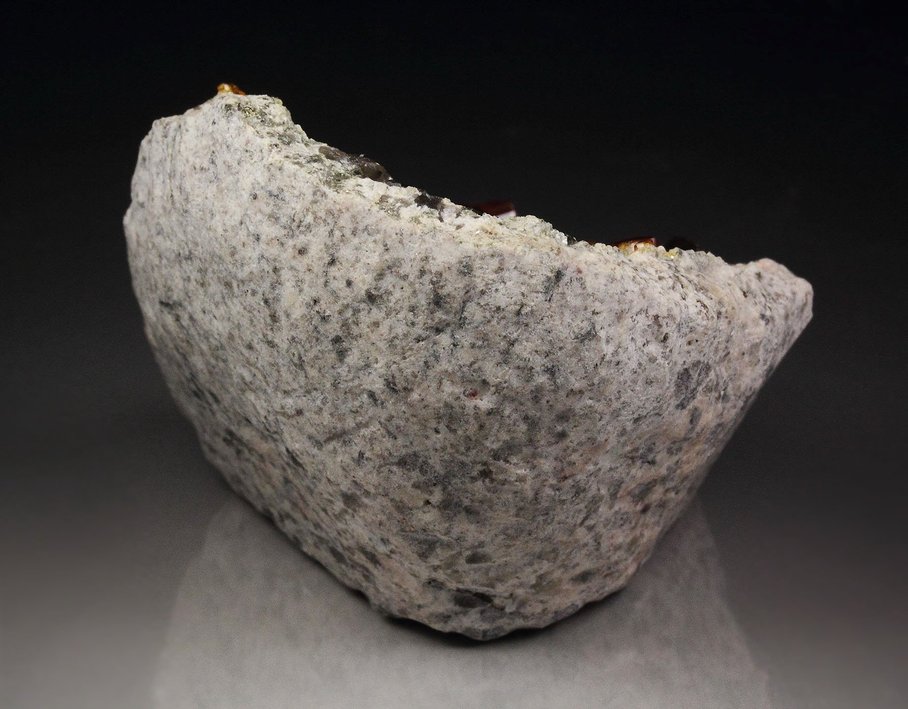 gem GARNET var. SPESSARTINE, QUARTZ var. SMOKY