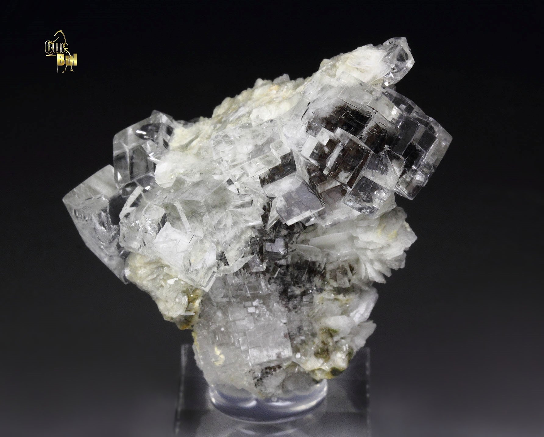 FLUORITE with PHANTOMS, BARYTE