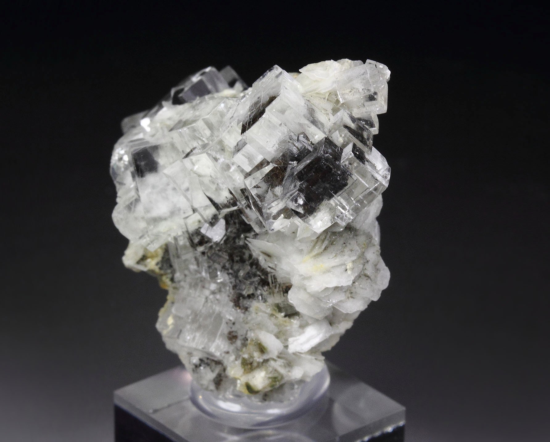 FLUORITE with PHANTOMS, BARYTE