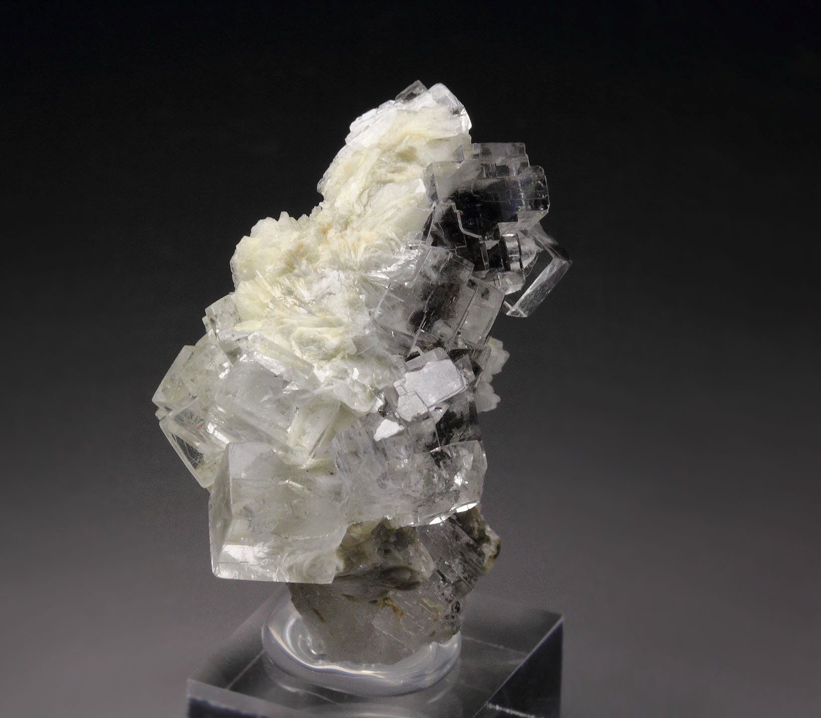 FLUORITE with PHANTOMS, BARYTE