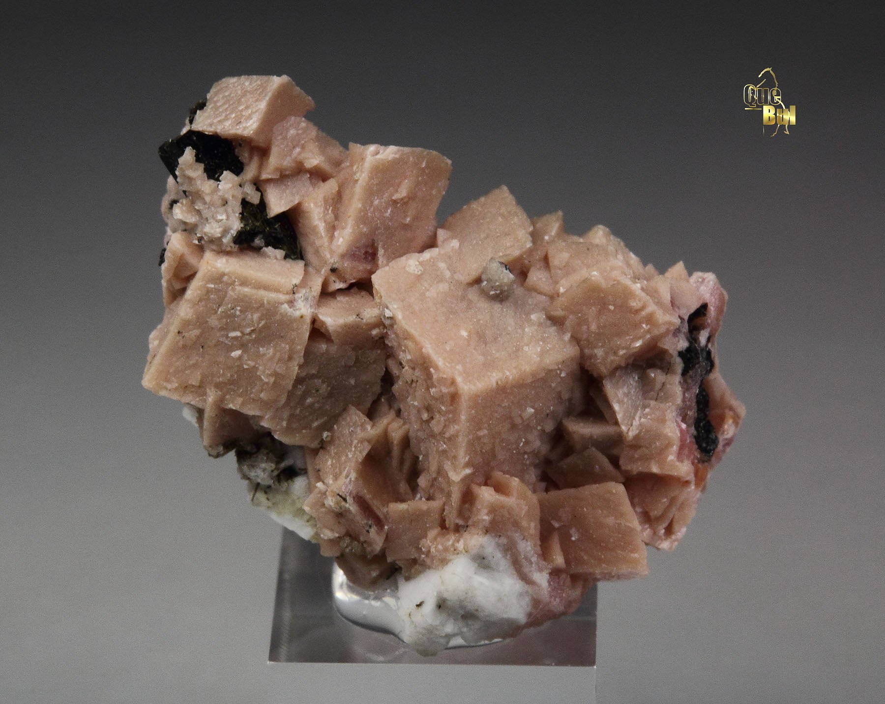 RHODOCHROSITE, AEGIRINE