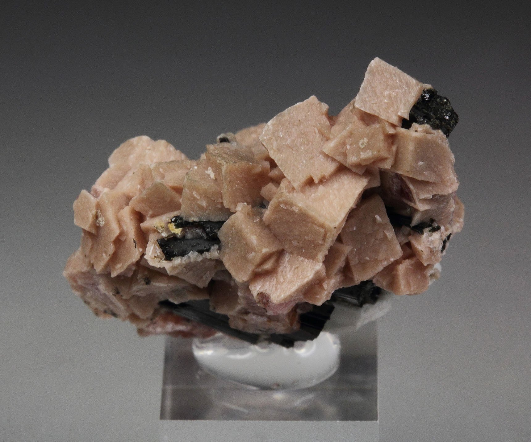 RHODOCHROSITE, AEGIRINE