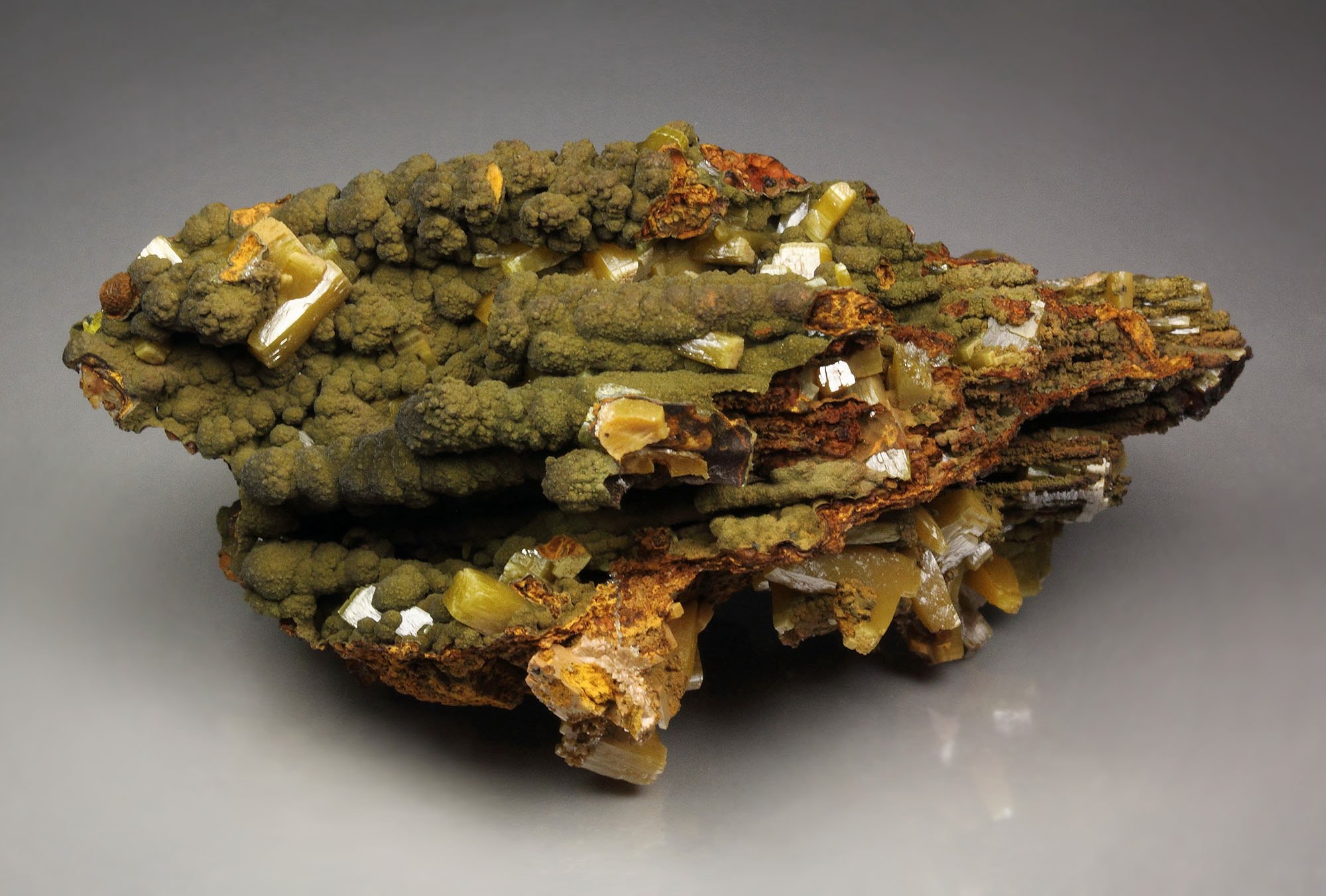 WULFENITE, MOTTRAMITE