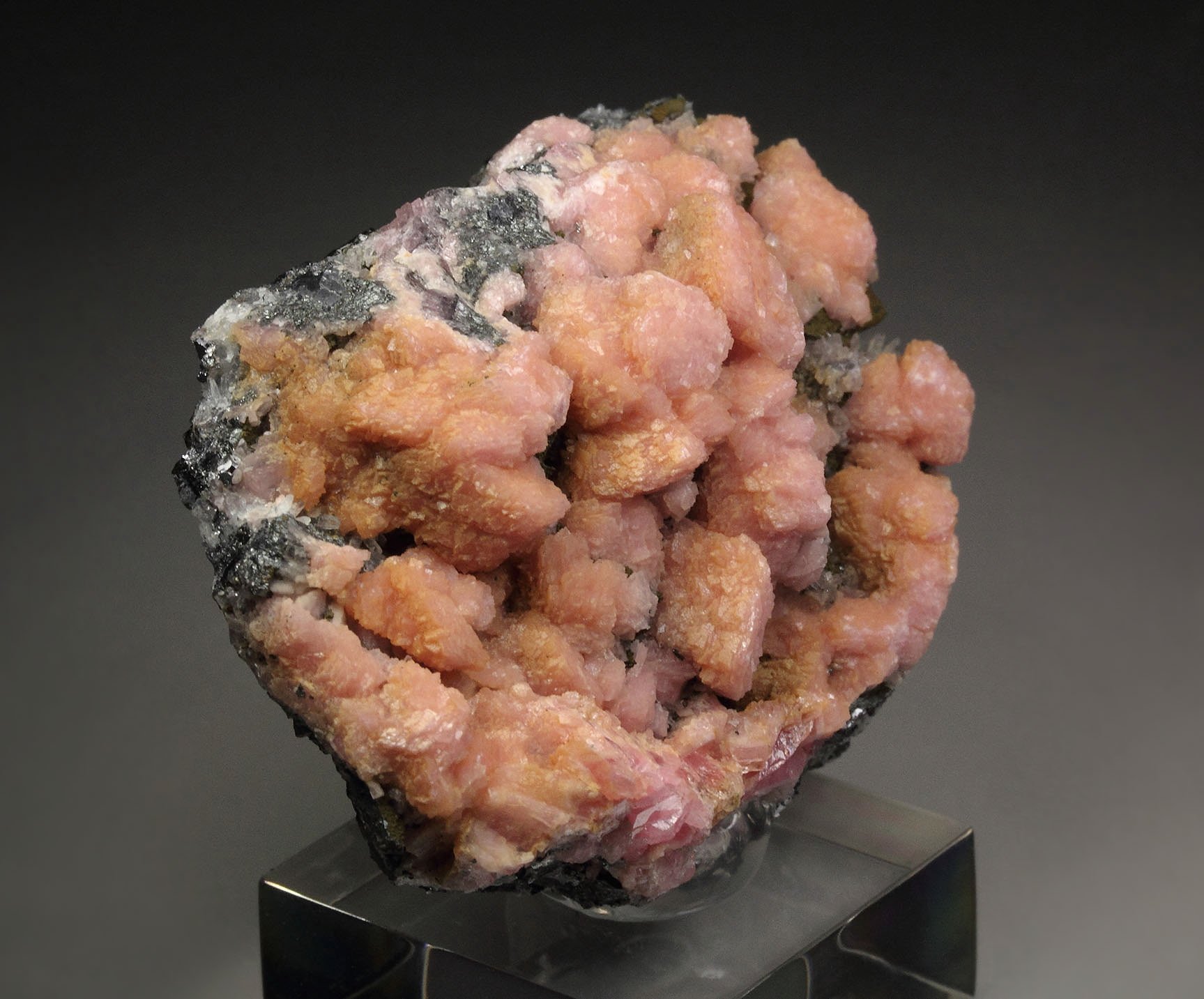 RHODOCHROSITE, SPHALERITE, PYRITE, QUARTZ