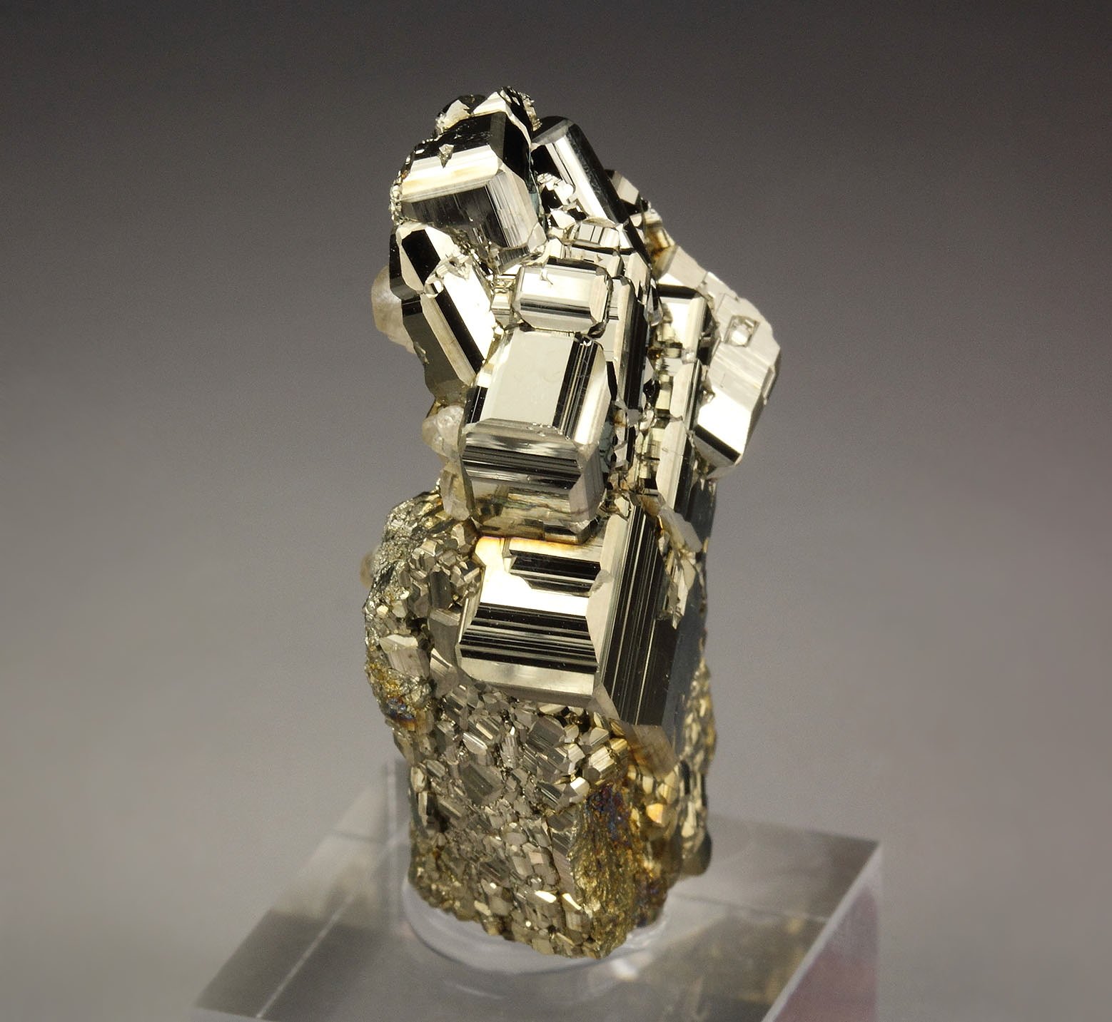 PYRITE, CALCITE