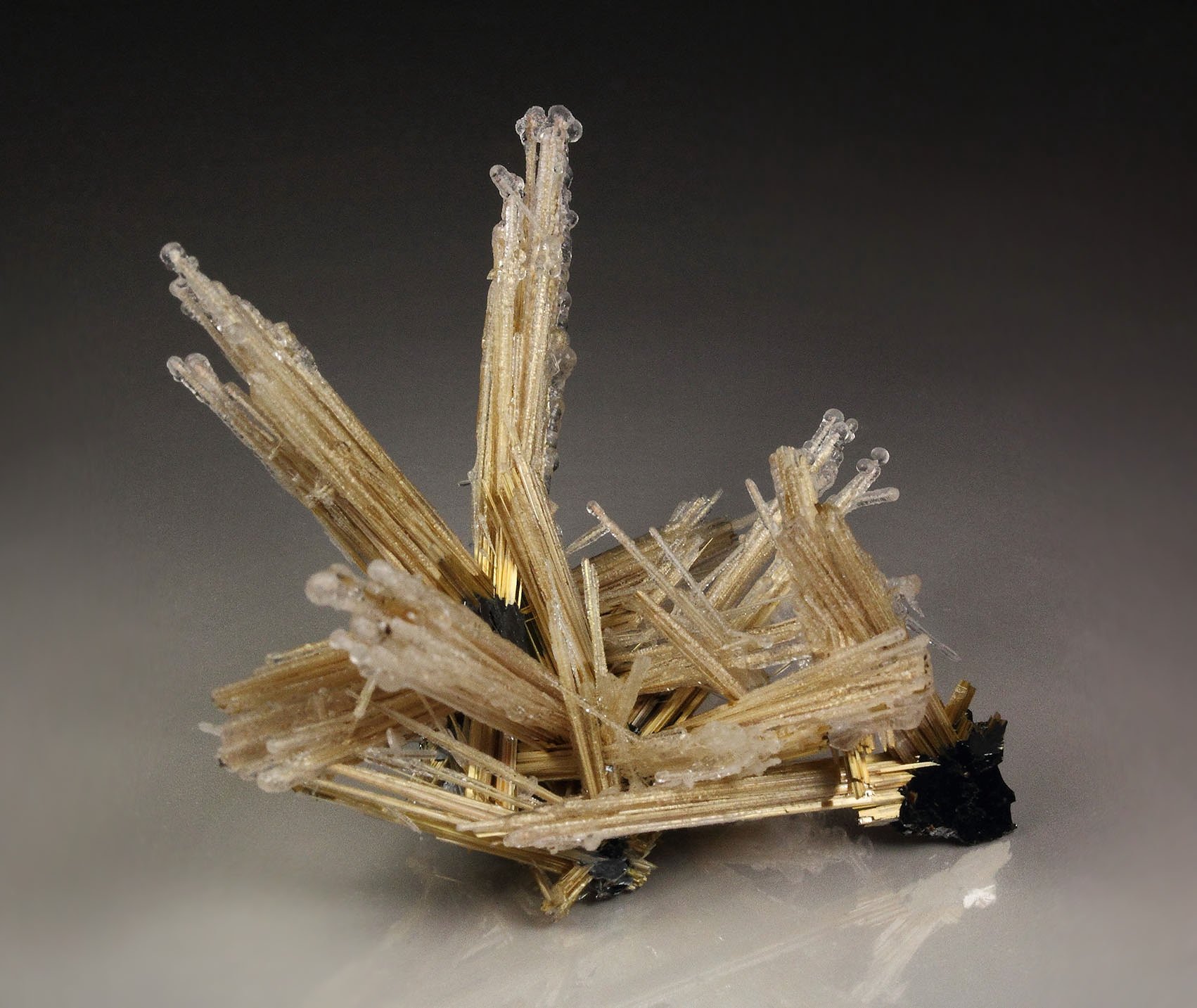 RUTILE, HEMATITE, OPAL-AN
